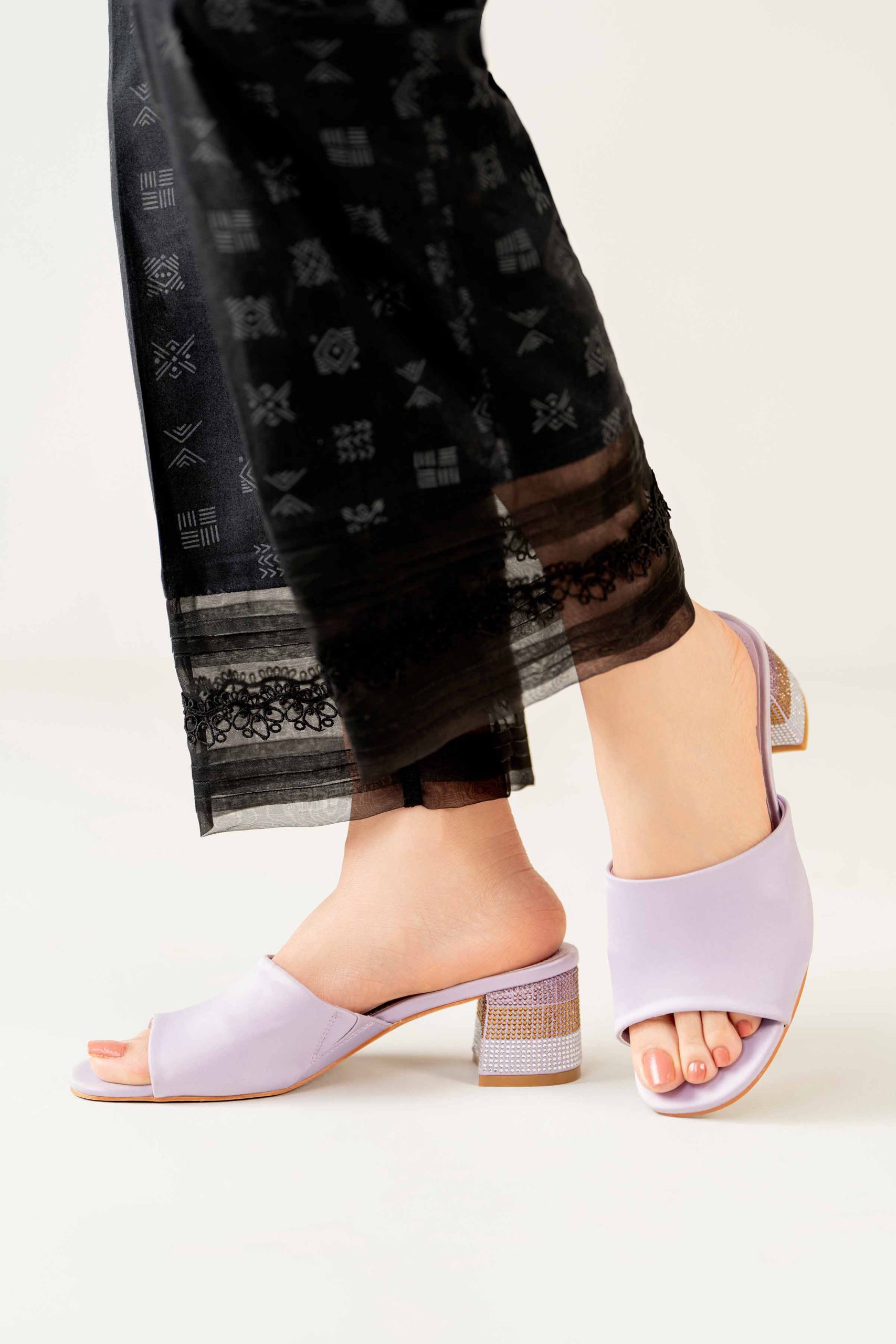 Purple Block Heels-440762909 - Image 2