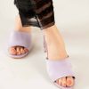 Purple Block Heels-440762909