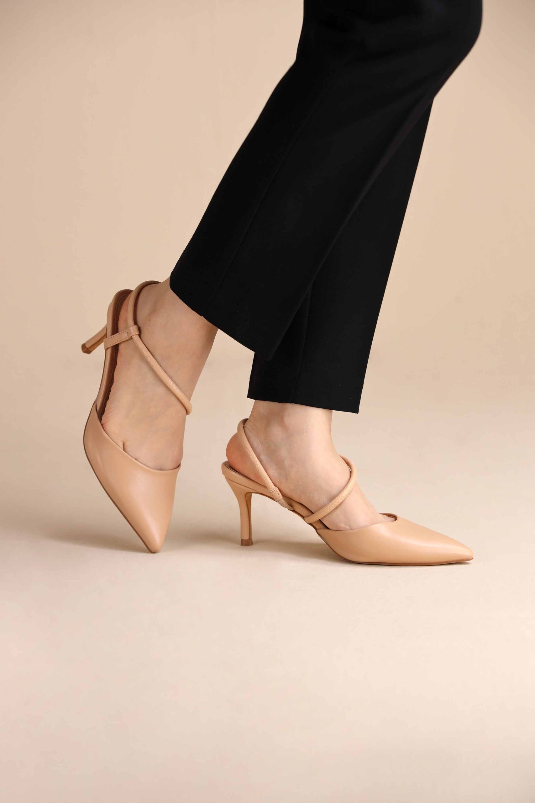 Beige Pumps Heels-442992918 - Image 3
