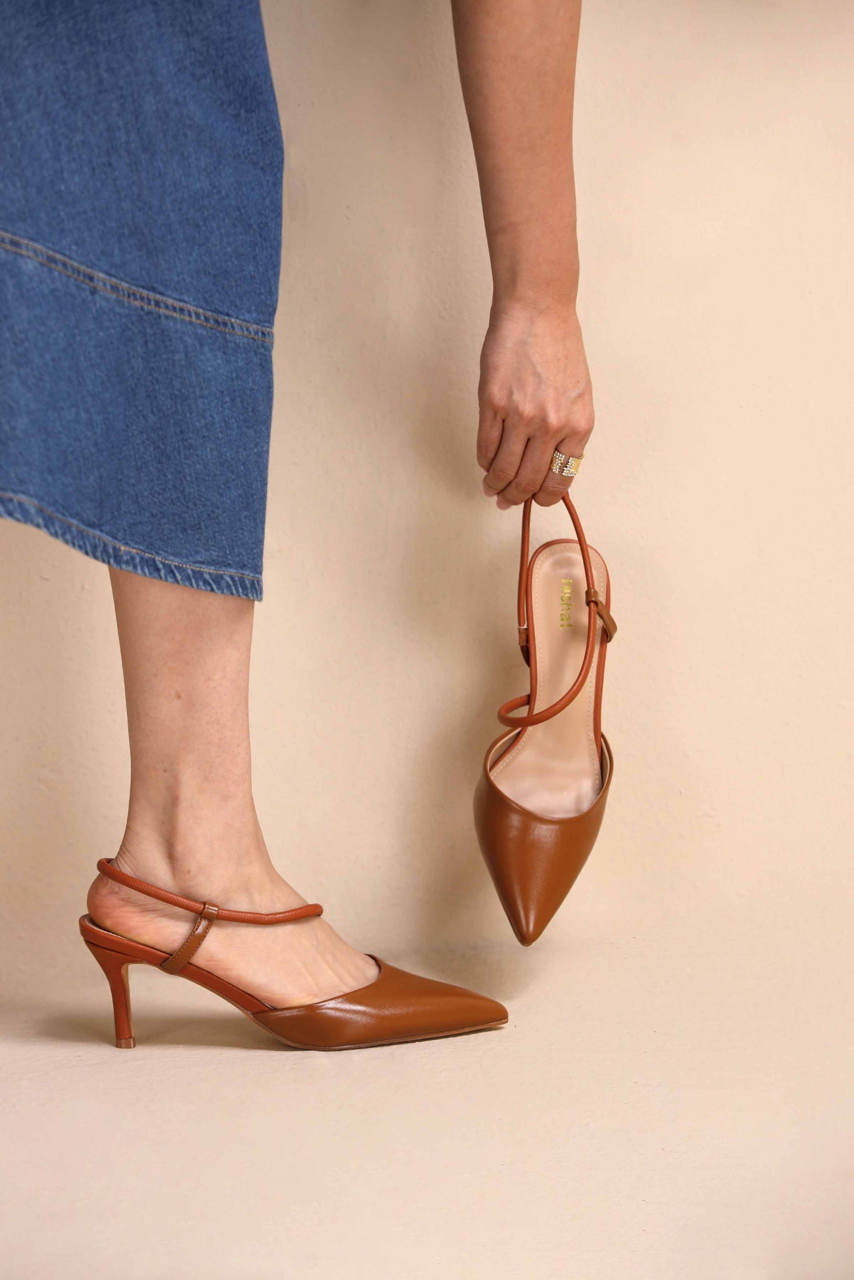 Camel Pumps Heels-442992929 - Image 3