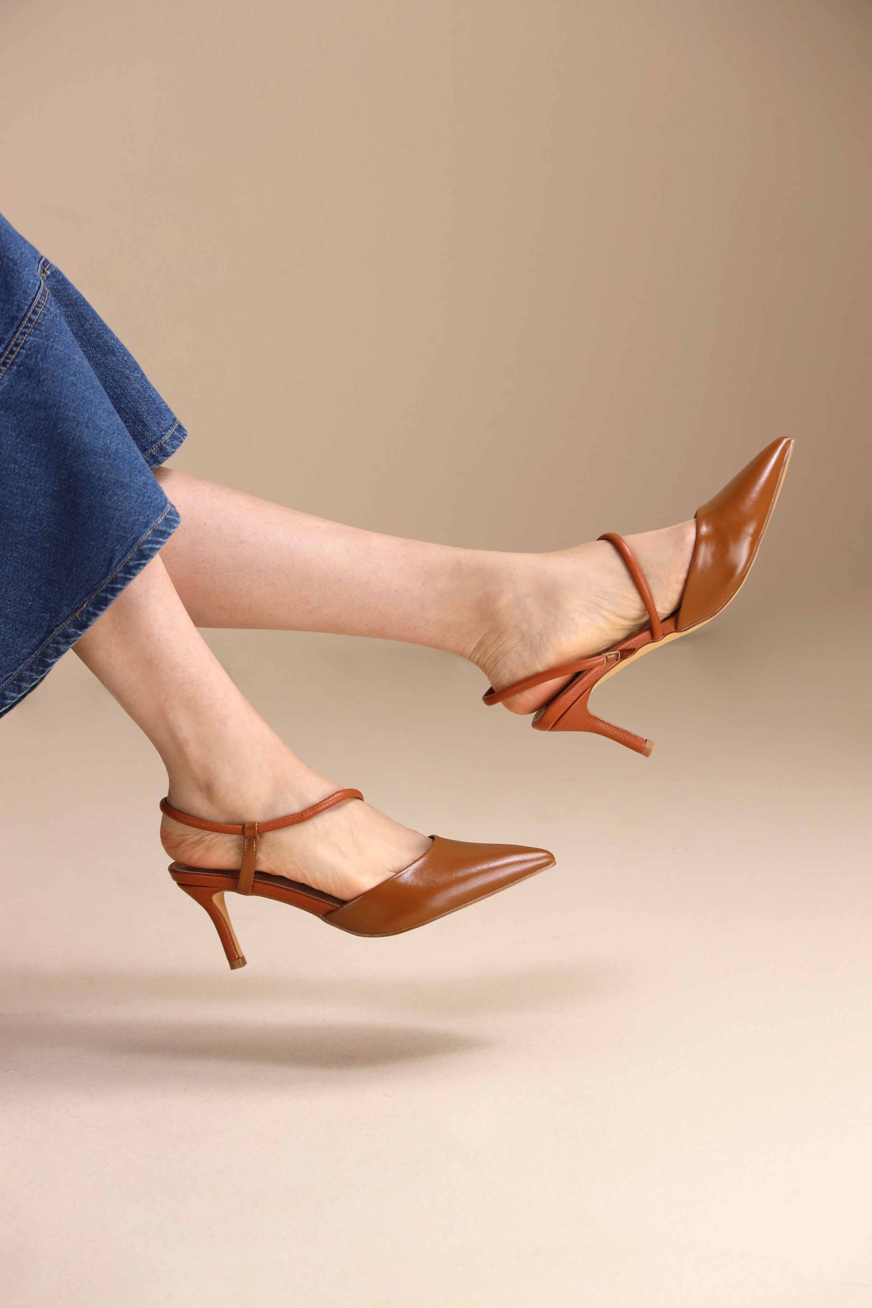 Camel Pumps Heels-442992929 - Image 2