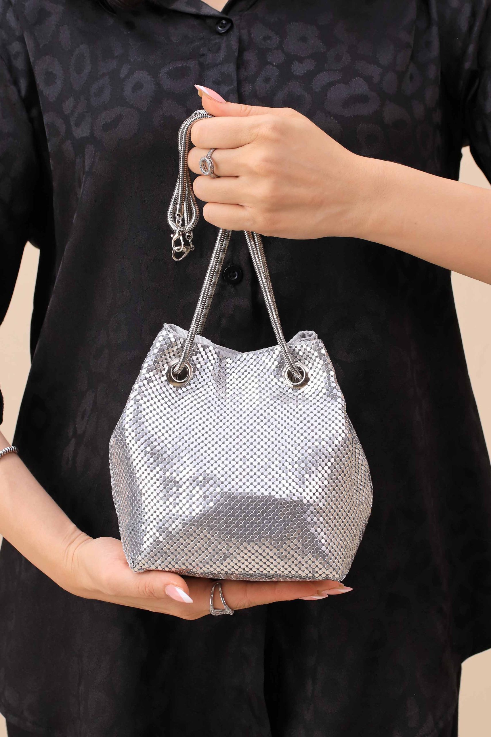 Silver Clutch-444152120