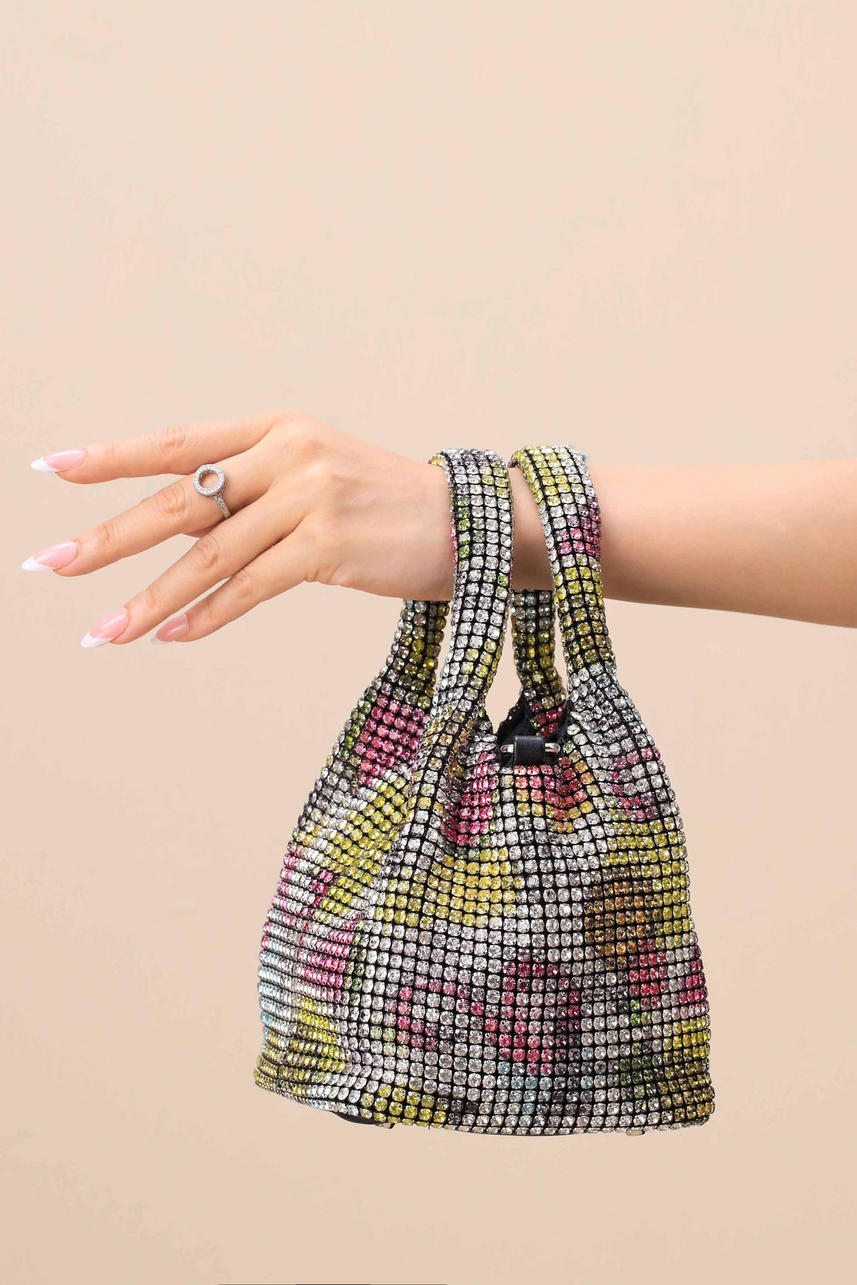 Silver Yellow Clutch-444182102 - Image 3