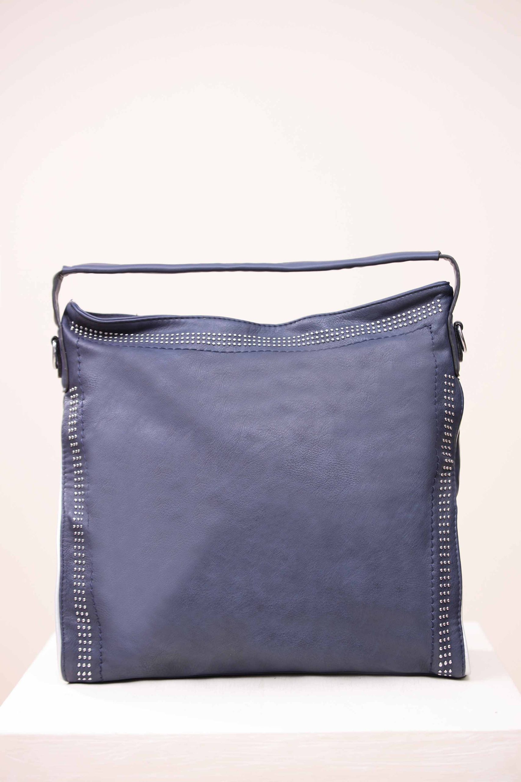 Navy Hand Bag-444302121 - Image 2