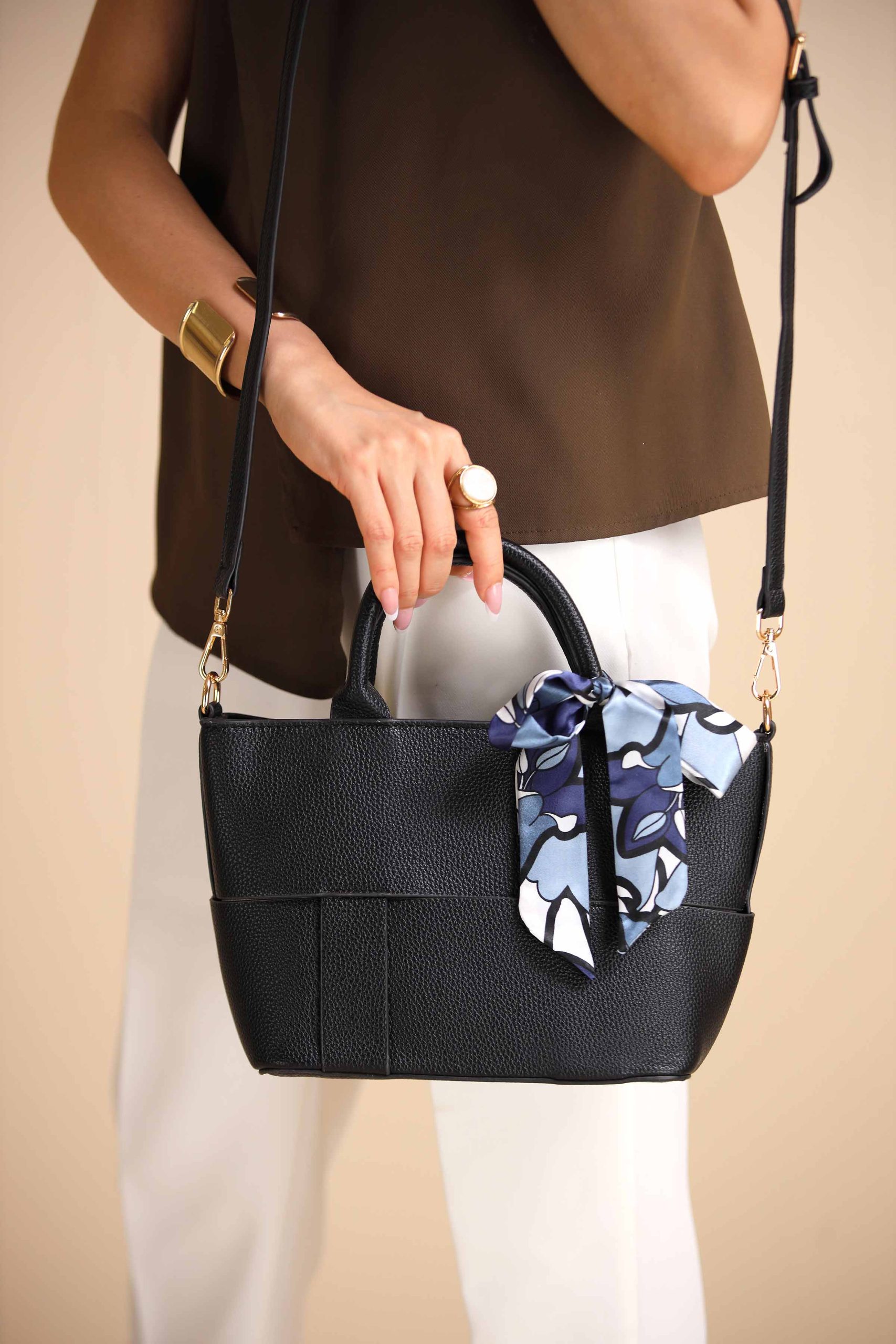Black Shoulder Bag-444392103 - Image 5