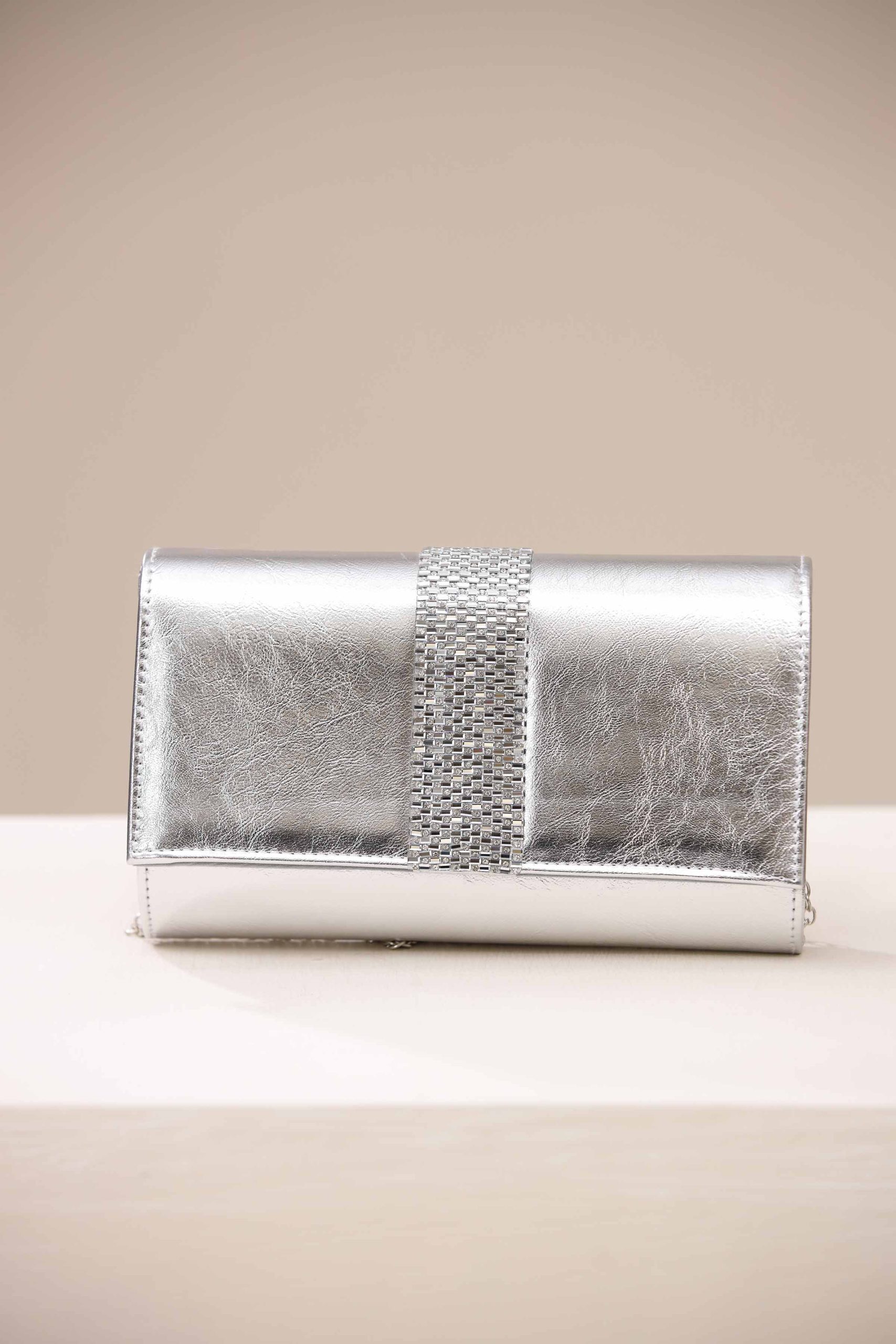 Silver Shoulder Bag-444582120 - Image 2