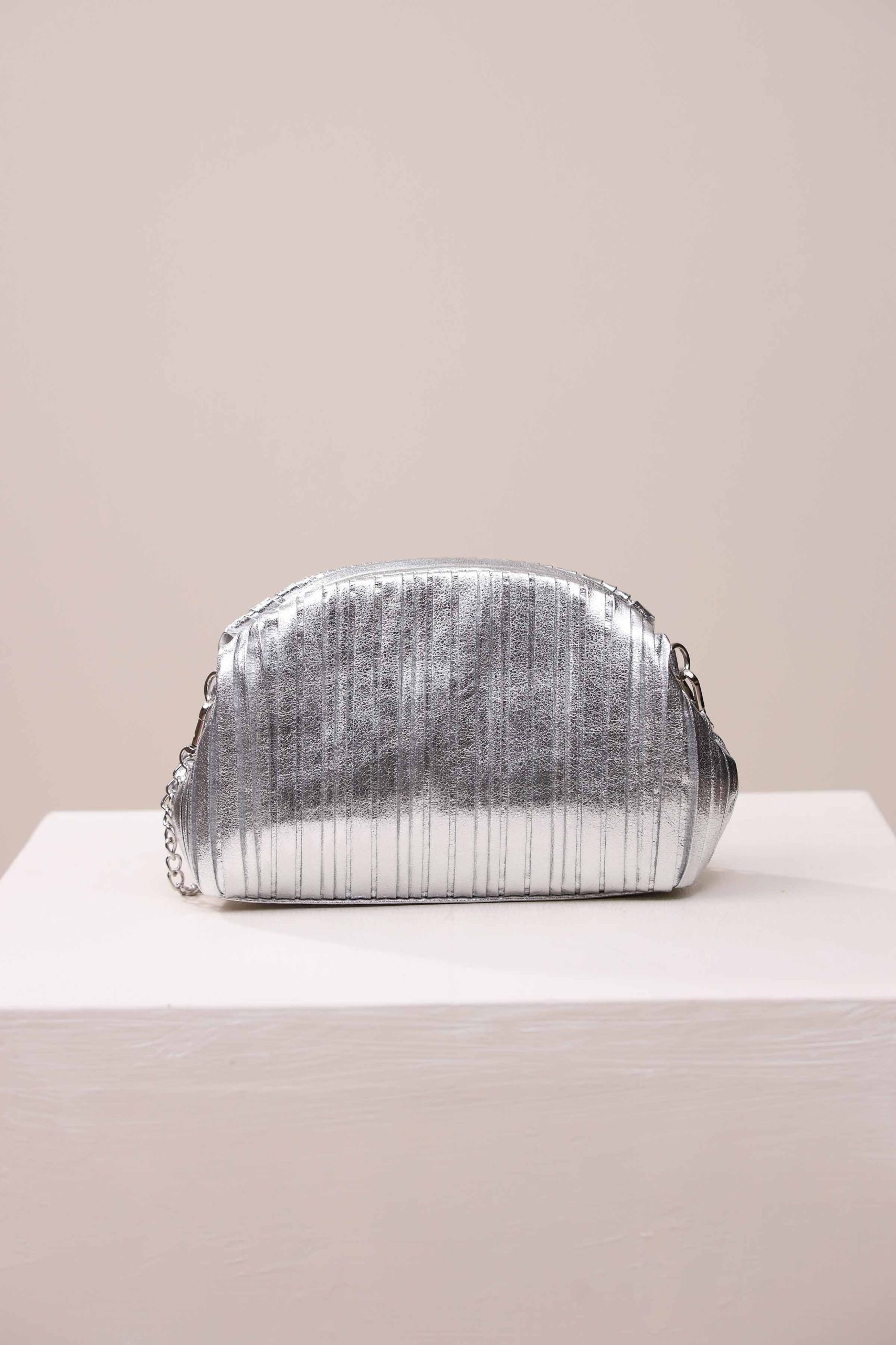Silver Shoulder Bag-444642120 - Image 2