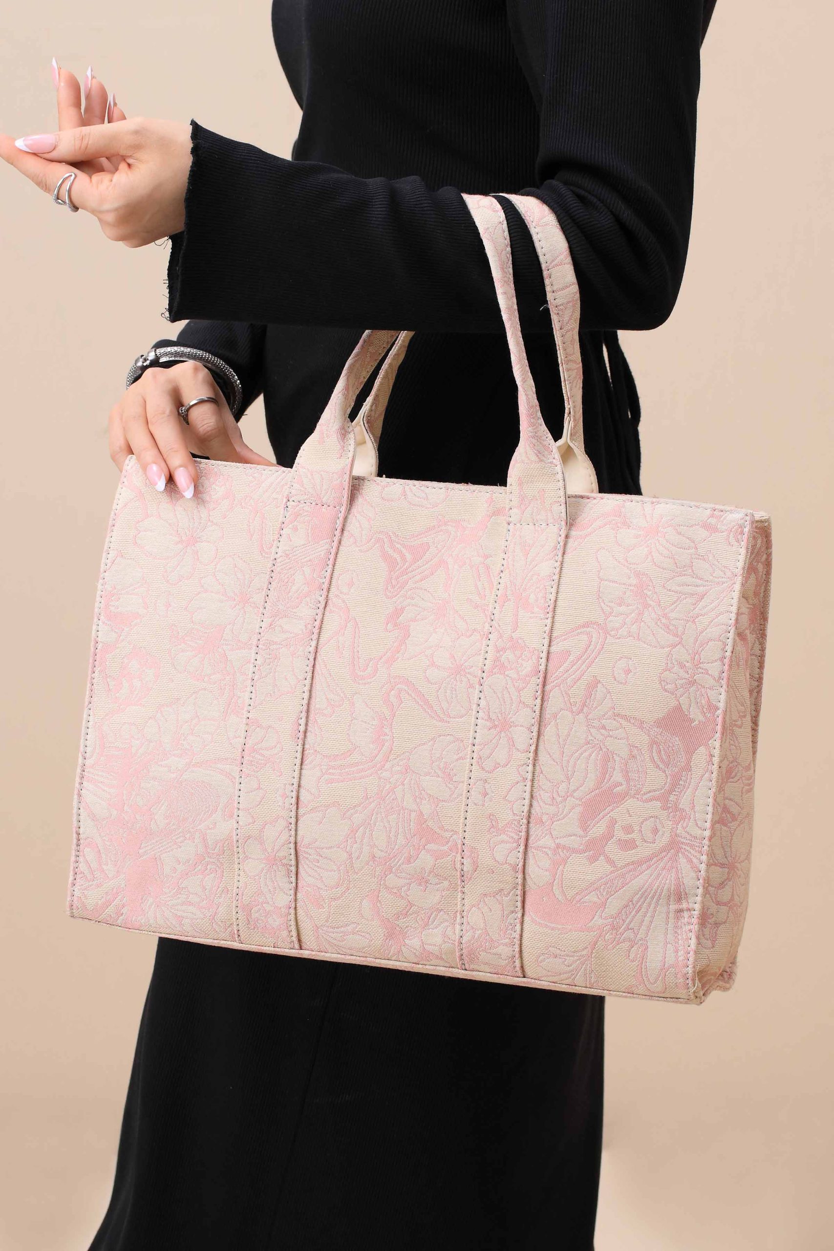 Pink Tote Bag-444782105 - Image 2