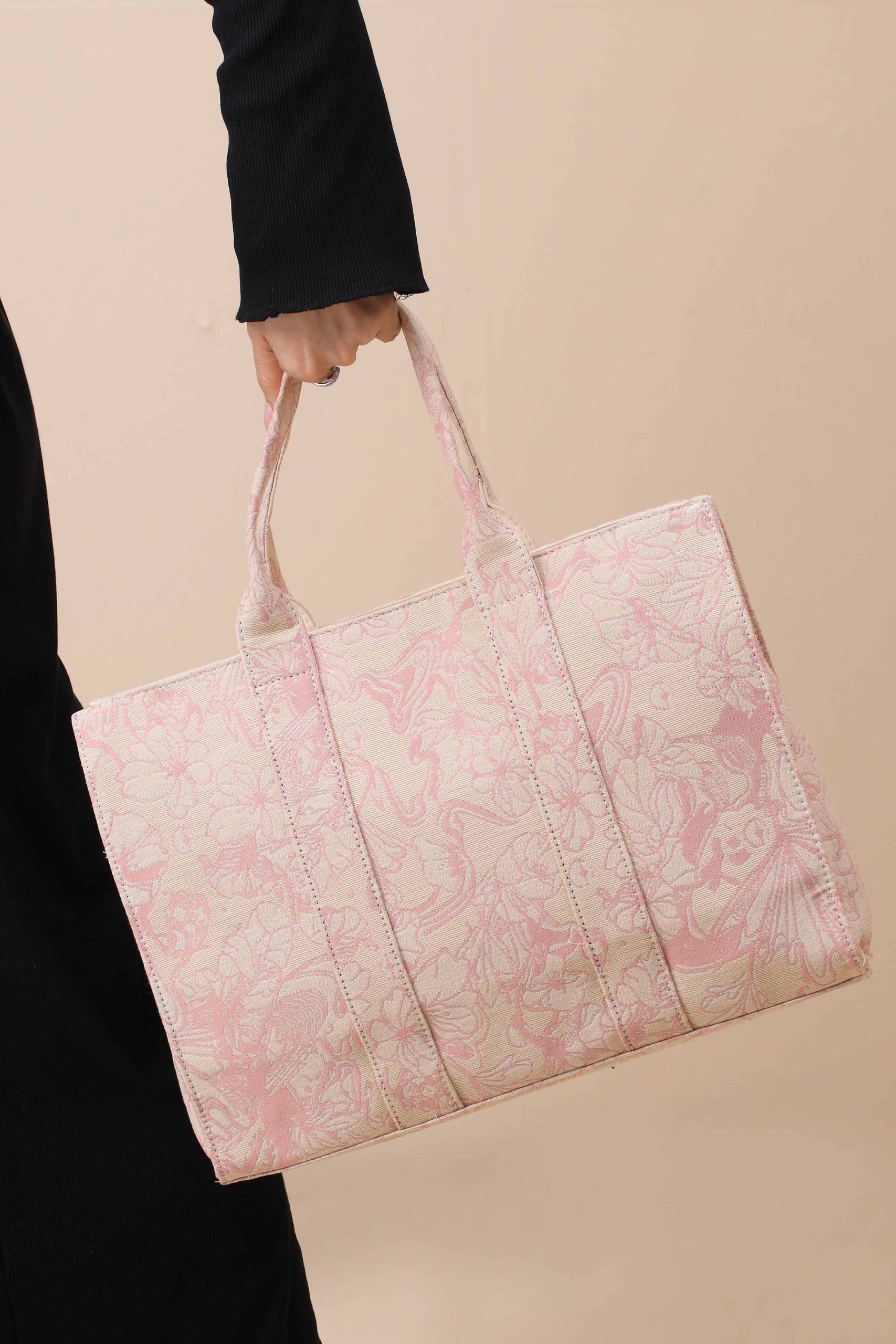 Pink Tote Bag-444782105 - Image 4