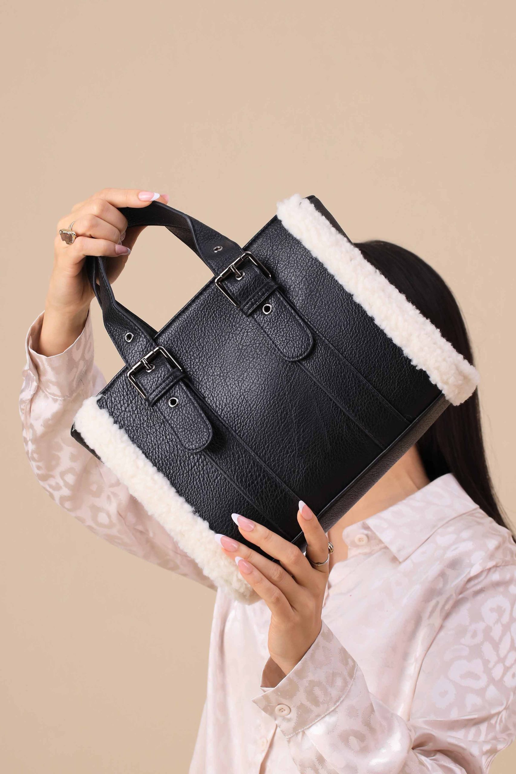 Black Tote Bag-444792103 - Image 3