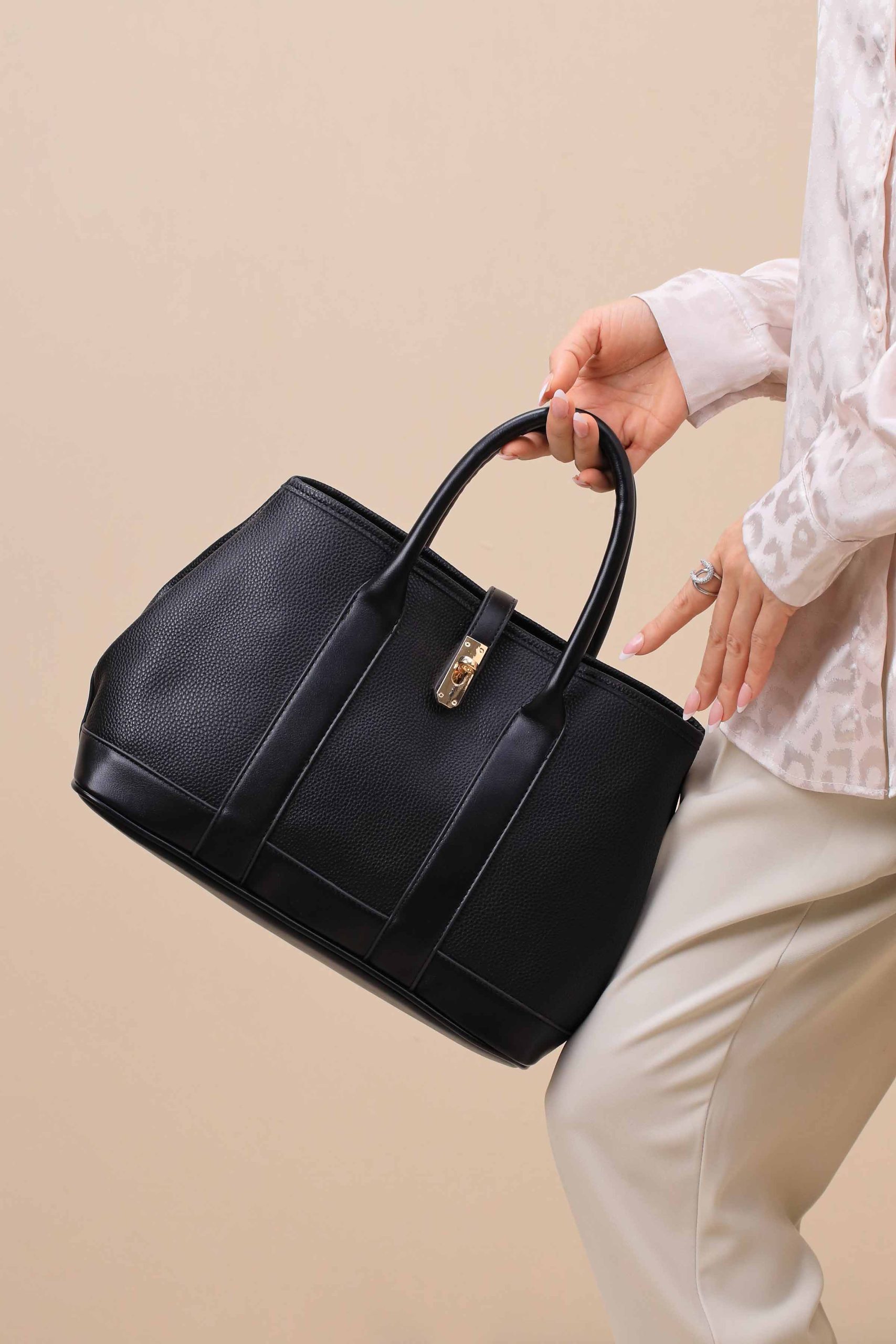 Black Shoulder Bag-444802103 - Image 5