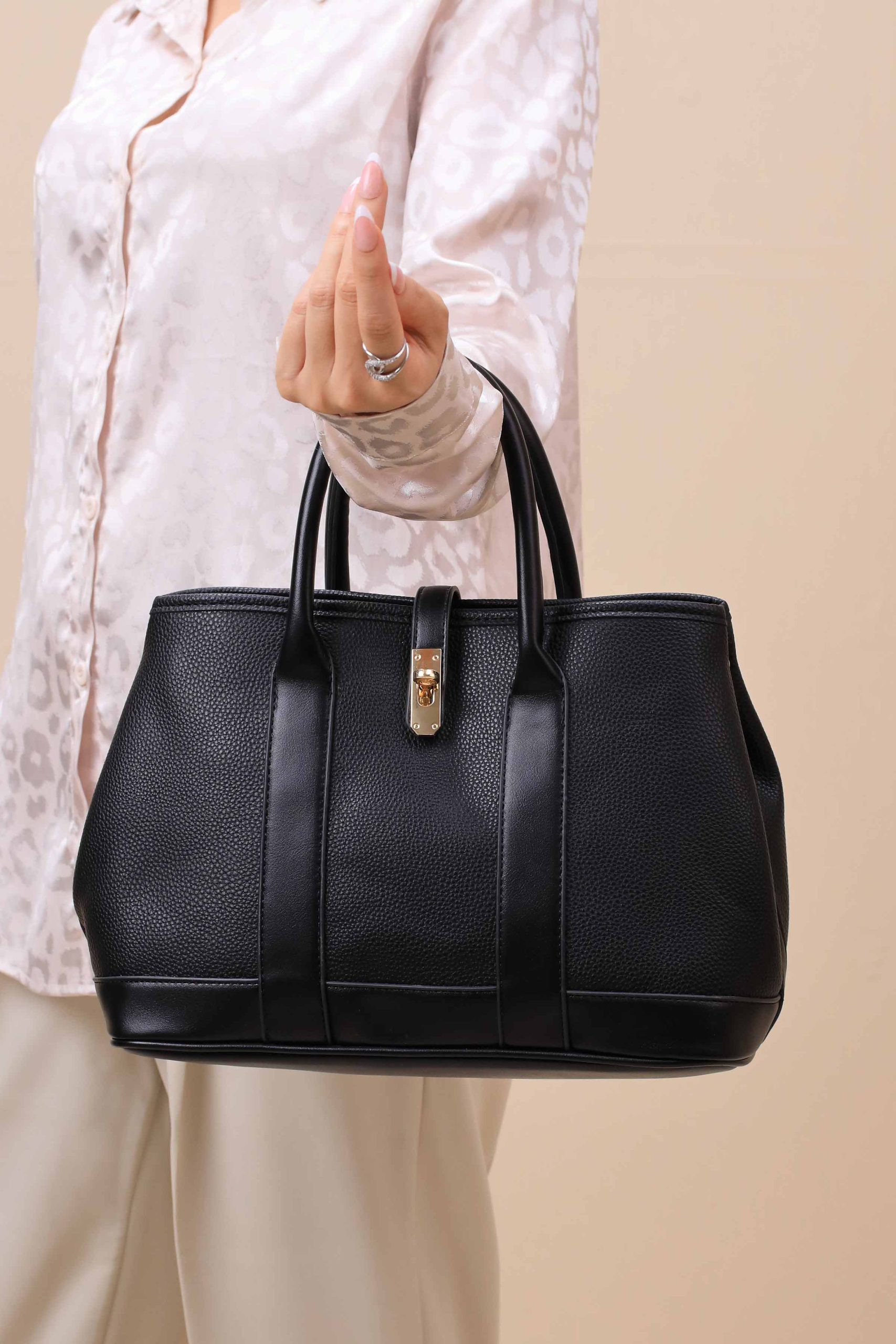 Black Shoulder Bag-444802103 - Image 2