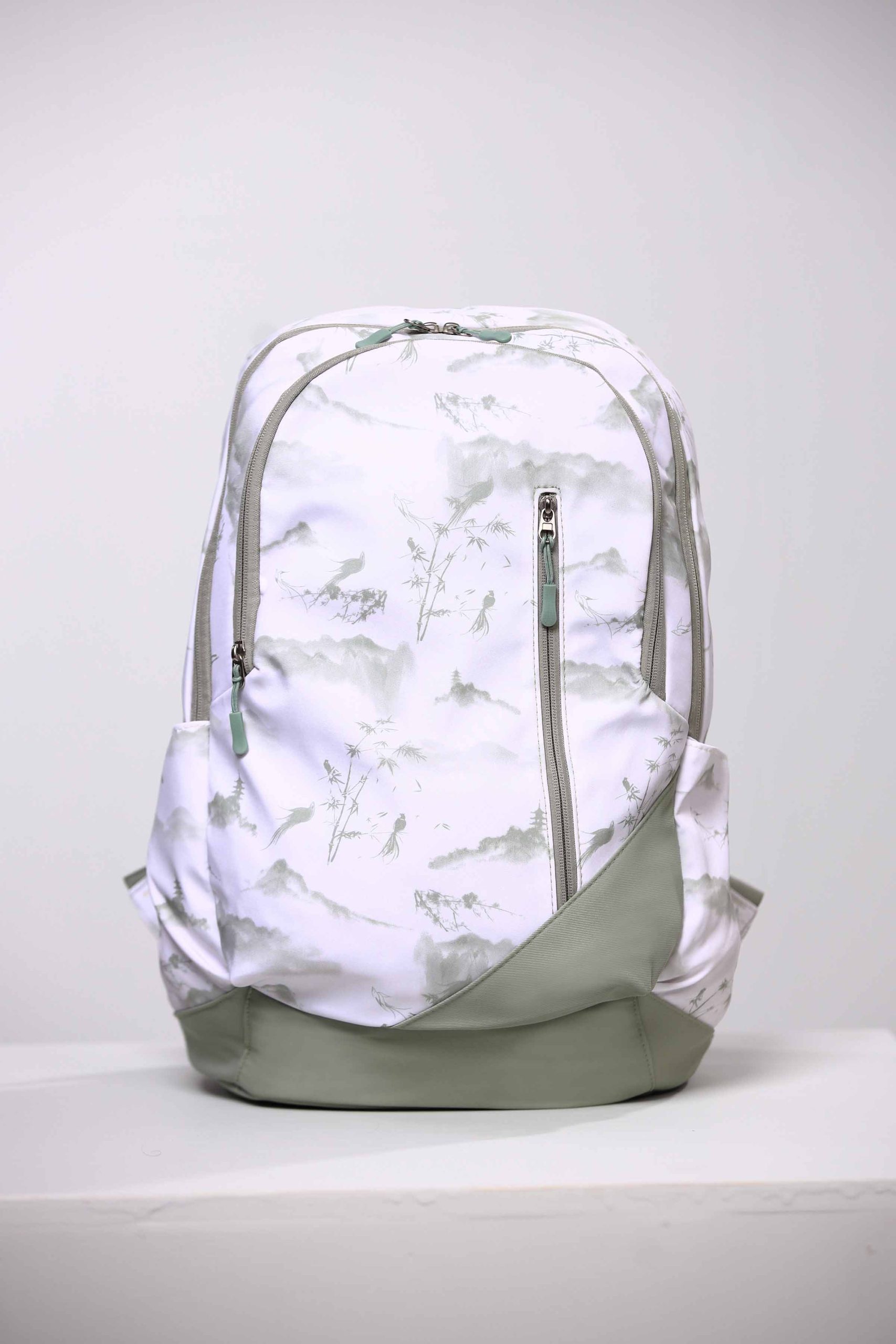 White & Green Back Pack-445012112 - Image 2