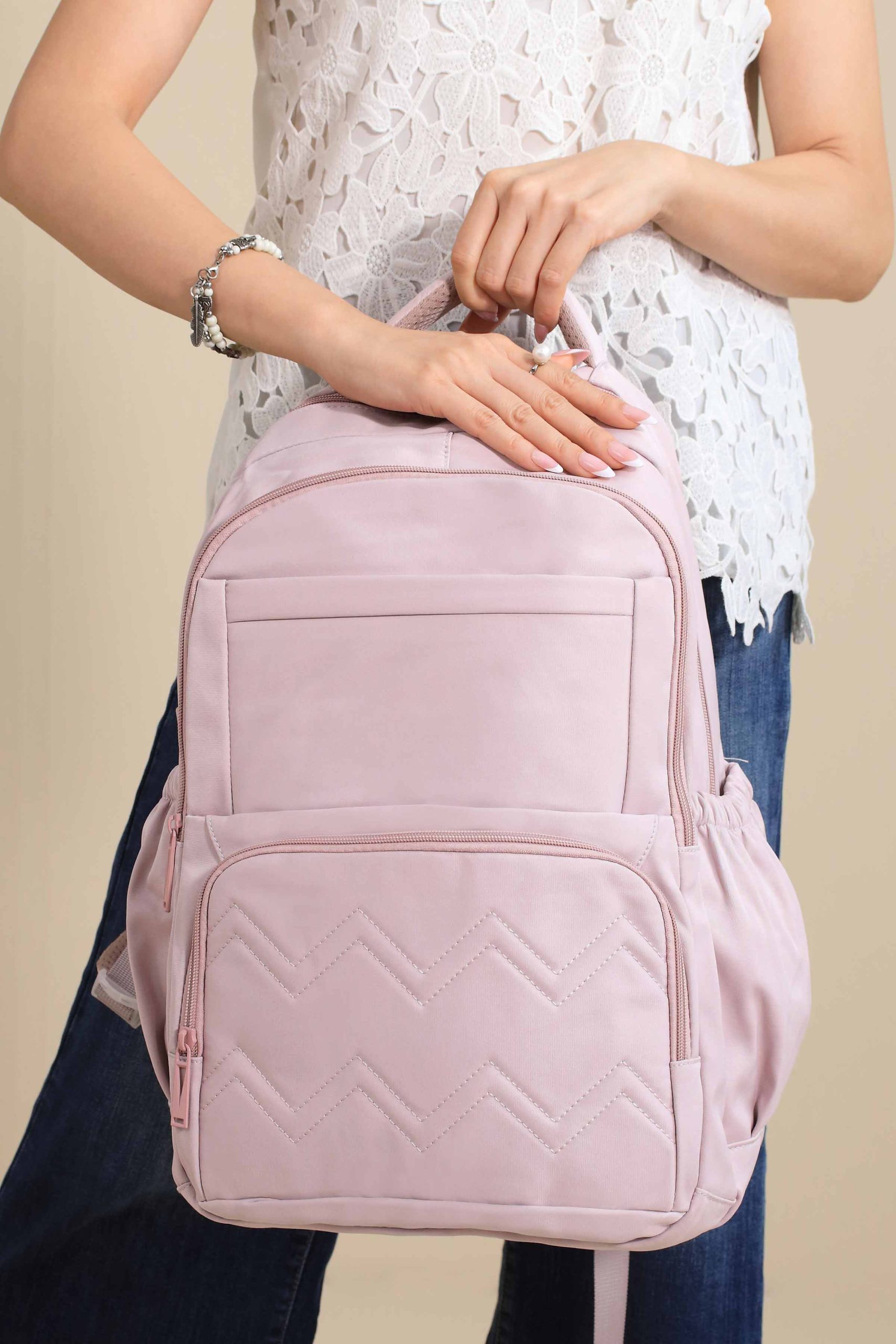 Purple Pink Back Pack-445092109 - Image 3