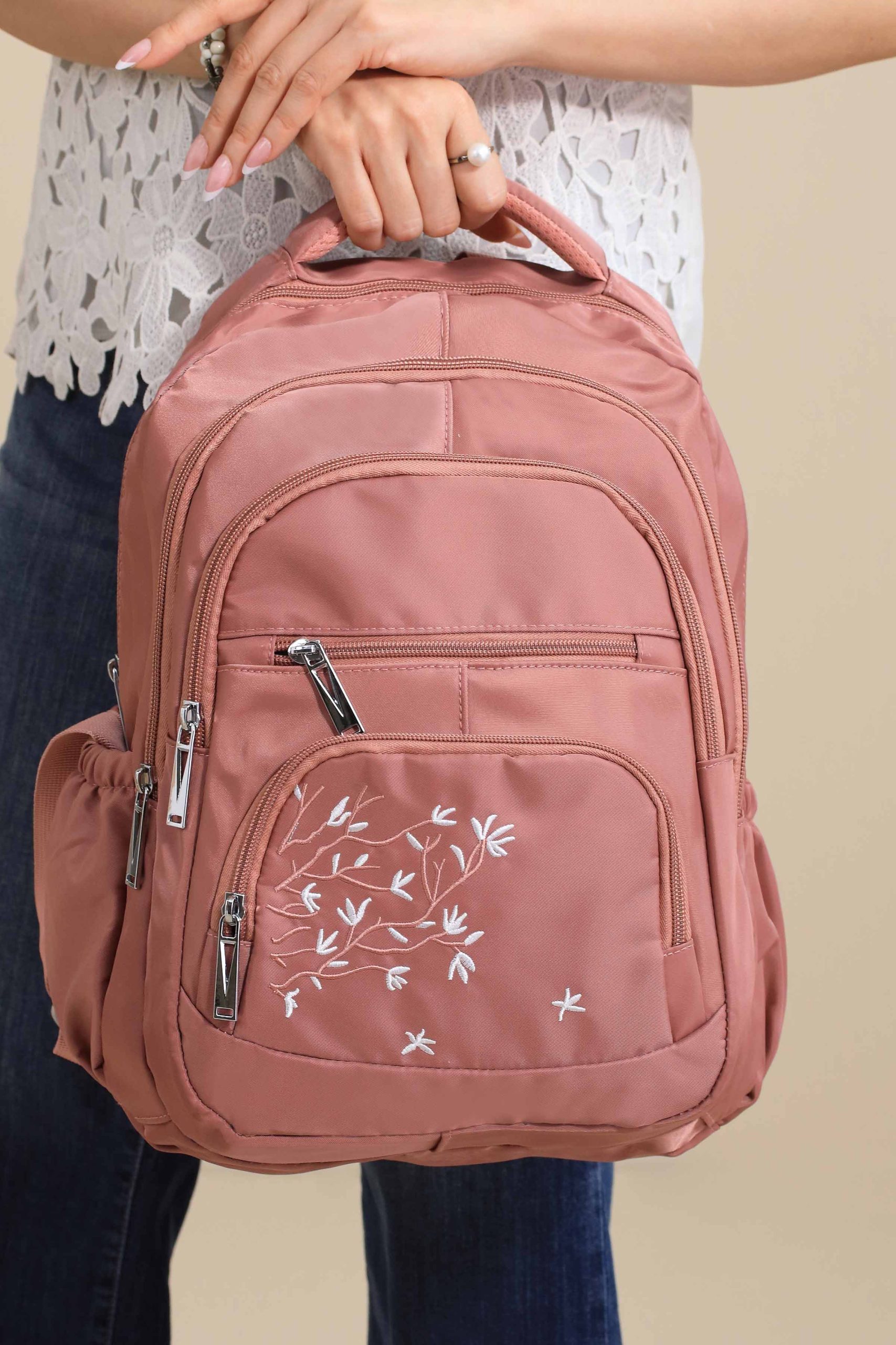 Dark Red Back Pack-445142101 - Image 2