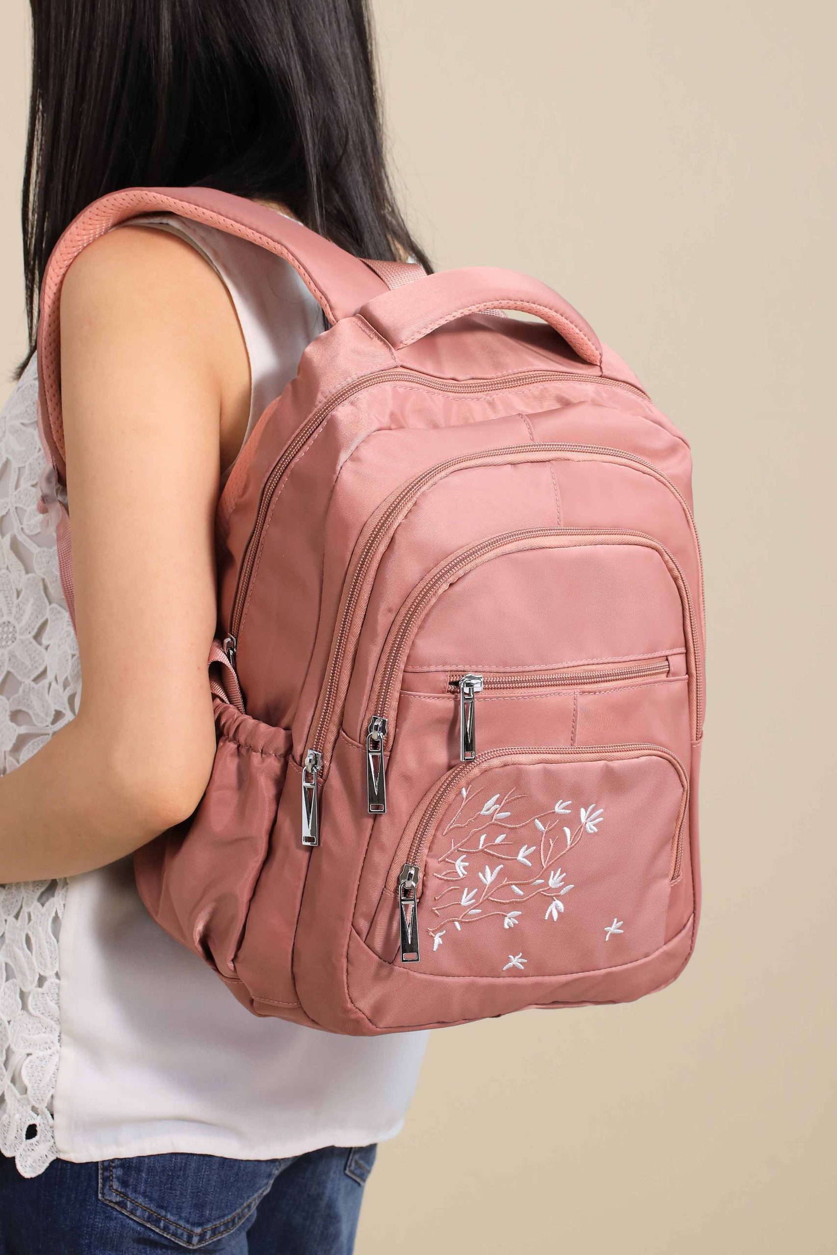 Dark Red Back Pack-445142101 - Image 5