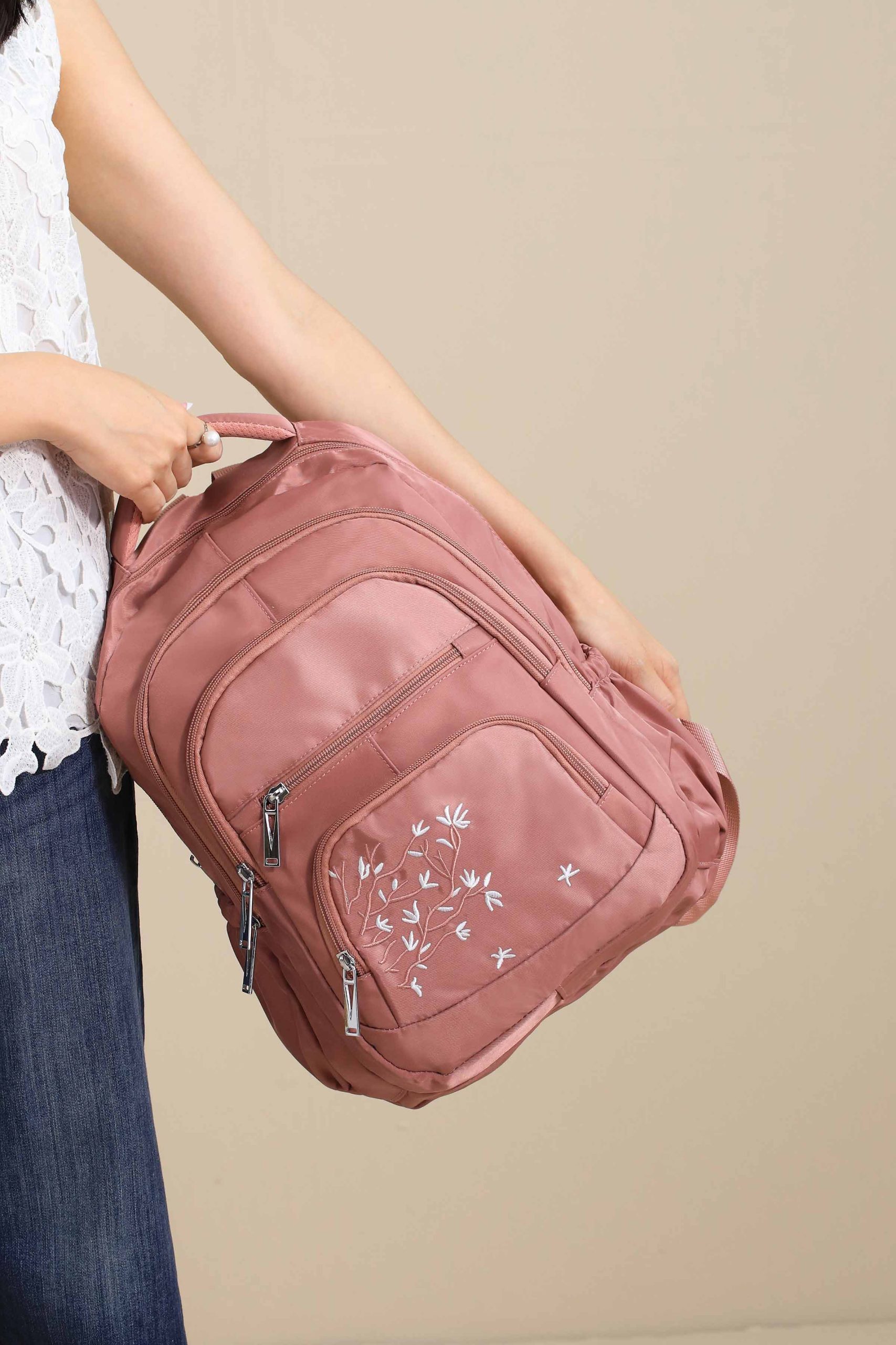 Dark Red Back Pack-445142101 - Image 3