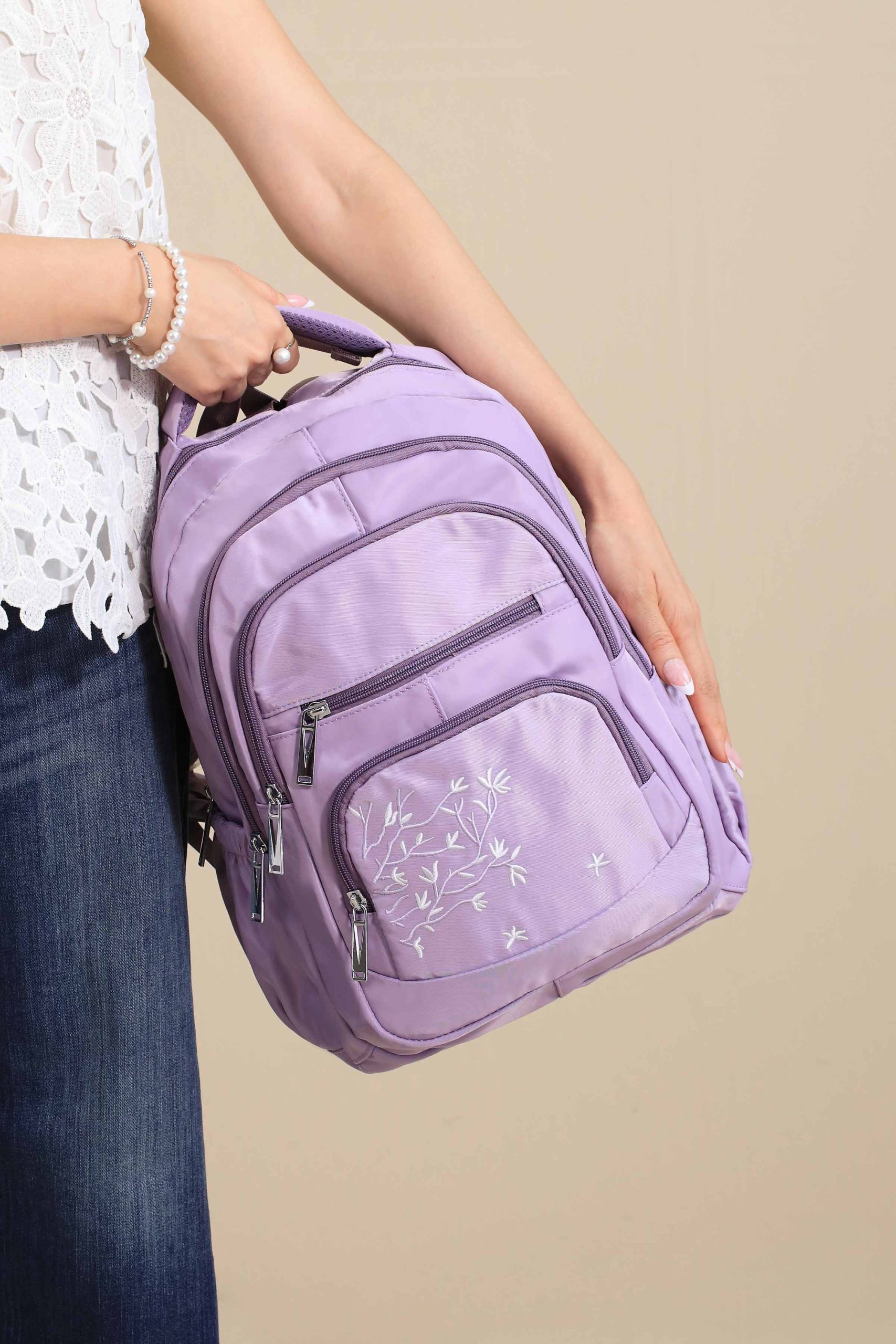 Dark Purple Back Pack-445142109 - Image 4
