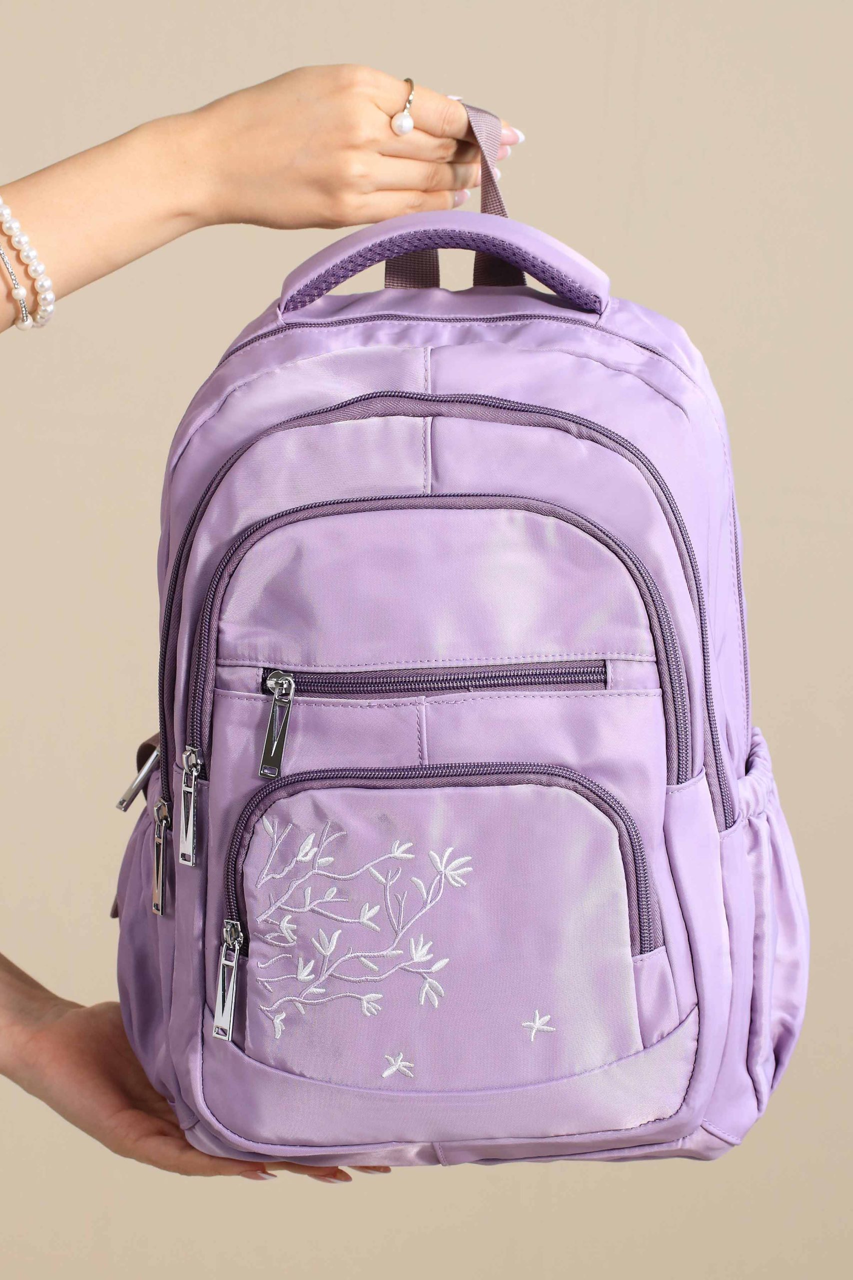 Dark Purple Back Pack-445142109 - Image 2