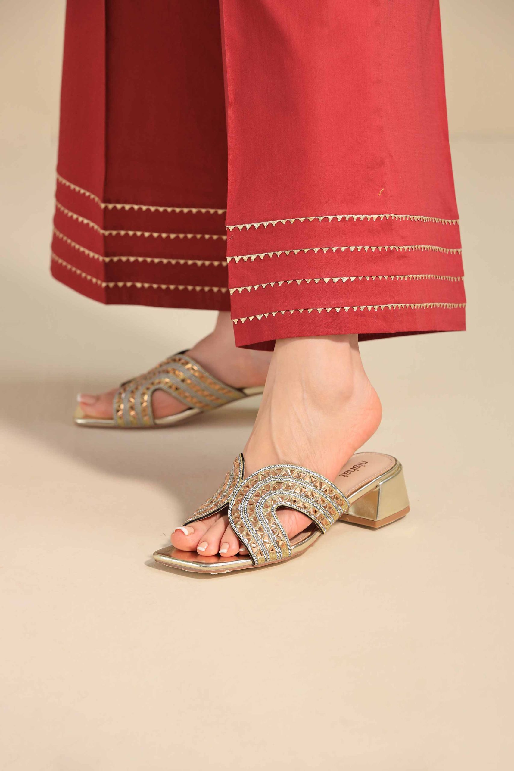 Gold Chappal-445282919 - Image 4