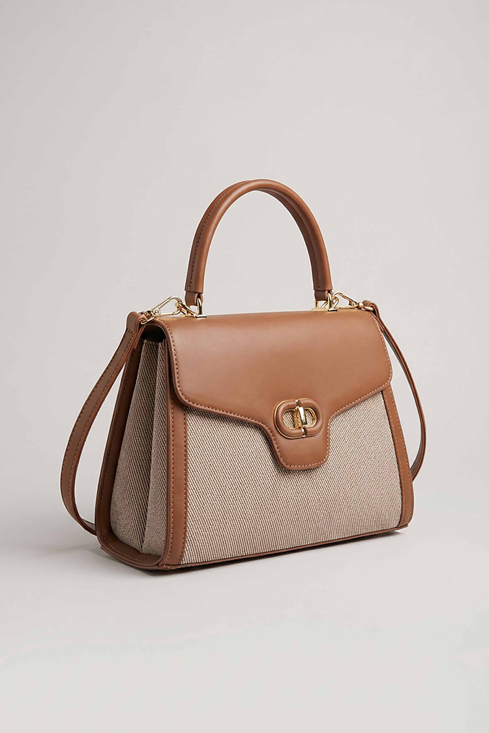 Coffee Shoulder Bag-445532117