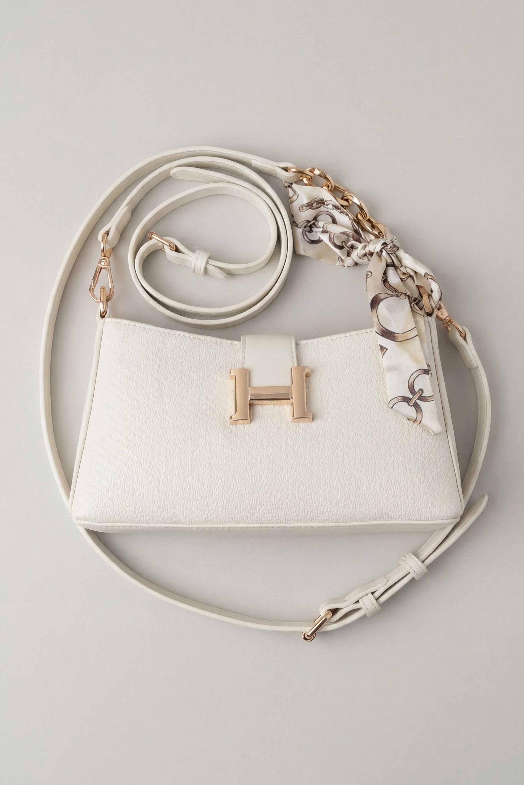 White Shoulder Bag-445562112 - Image 2