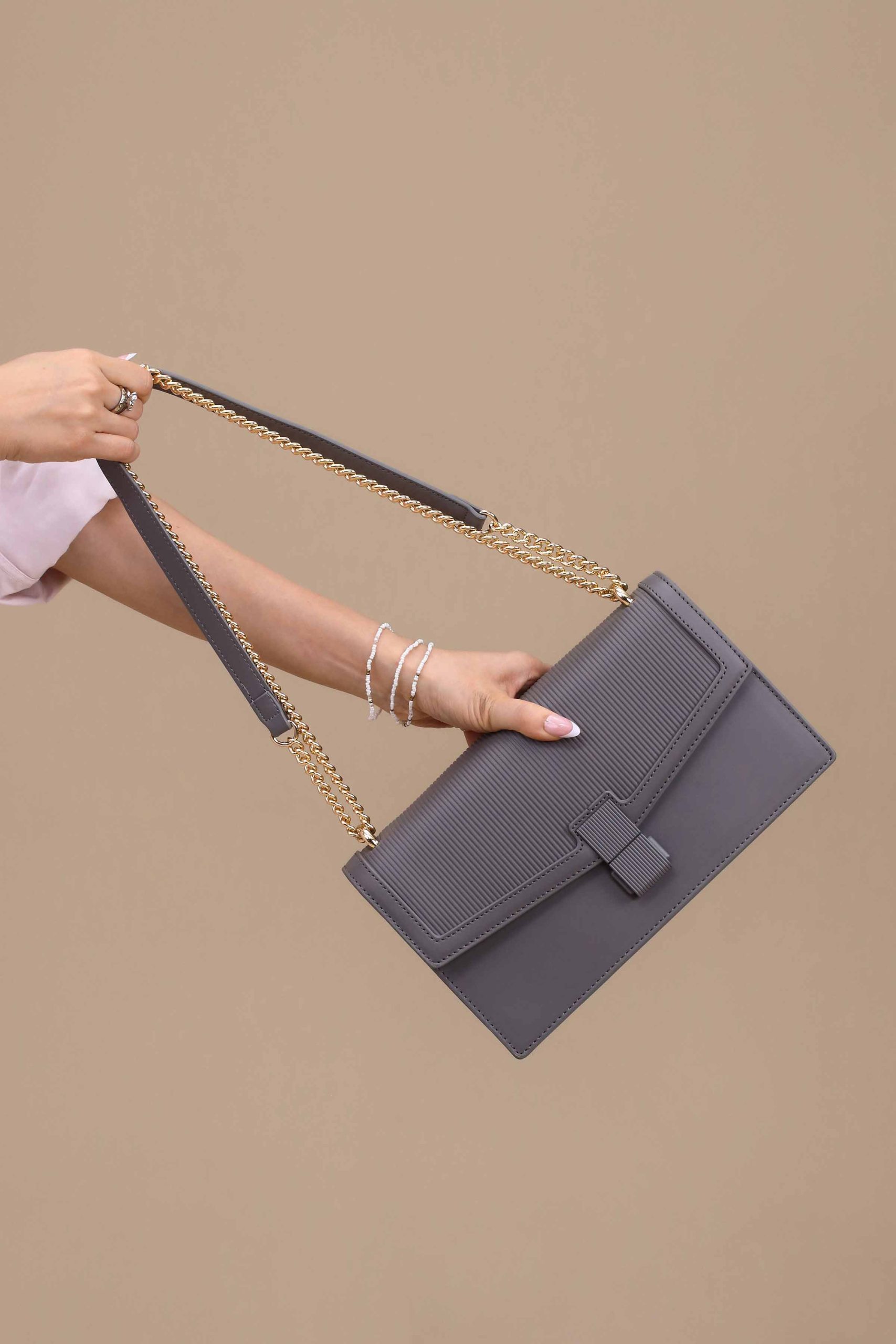 Grey Shoulder Bag-445642111 - Image 2