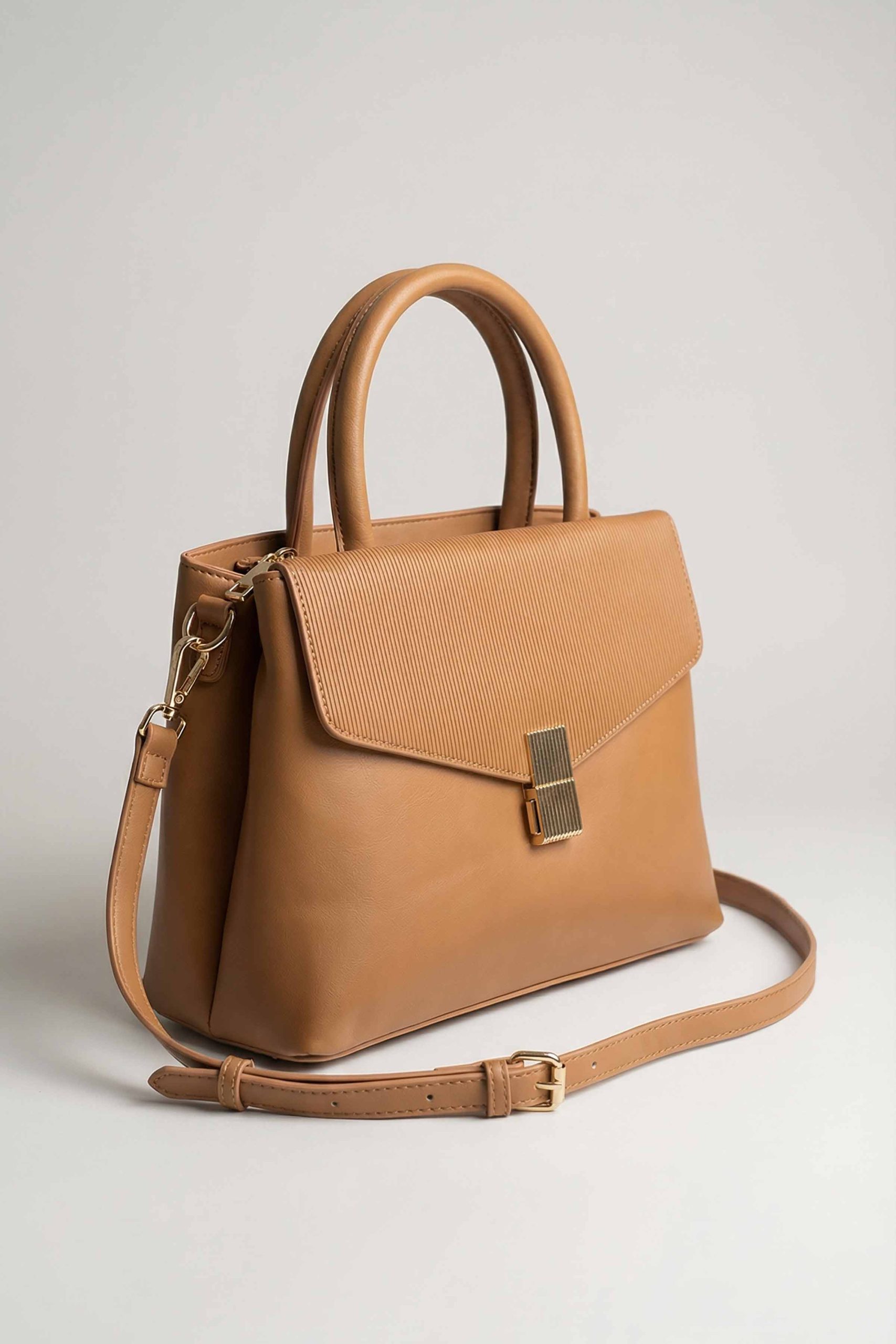 Light Coffee Hand Bag-445682117 - Image 3