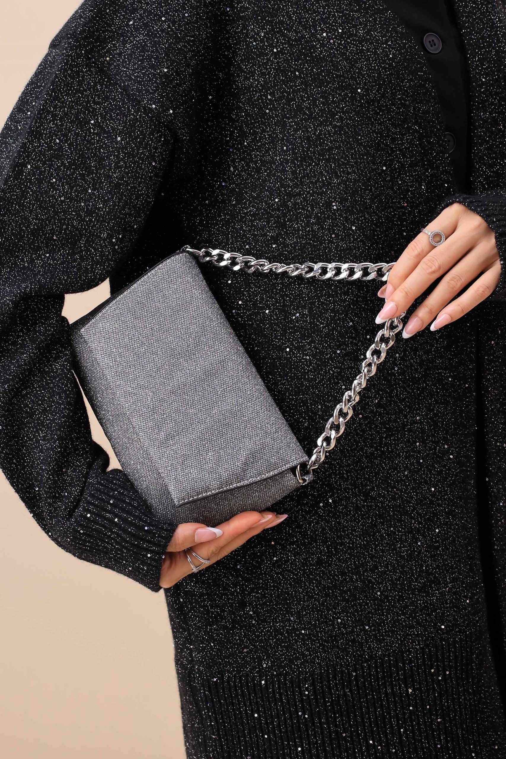 Dark Grey Clutch-445752121 - Image 5