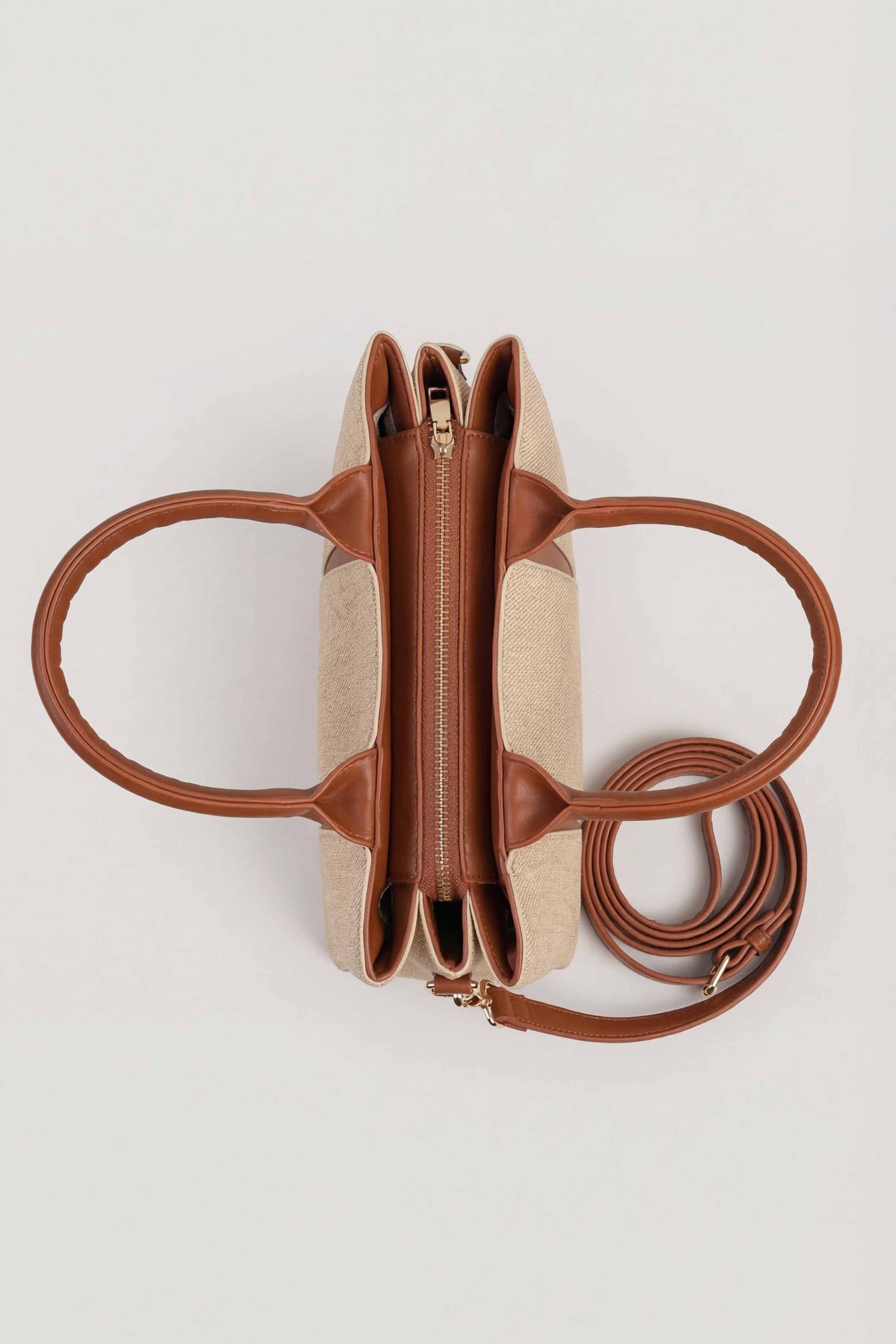 Beige Shoulder Bag-446002118 - Image 3