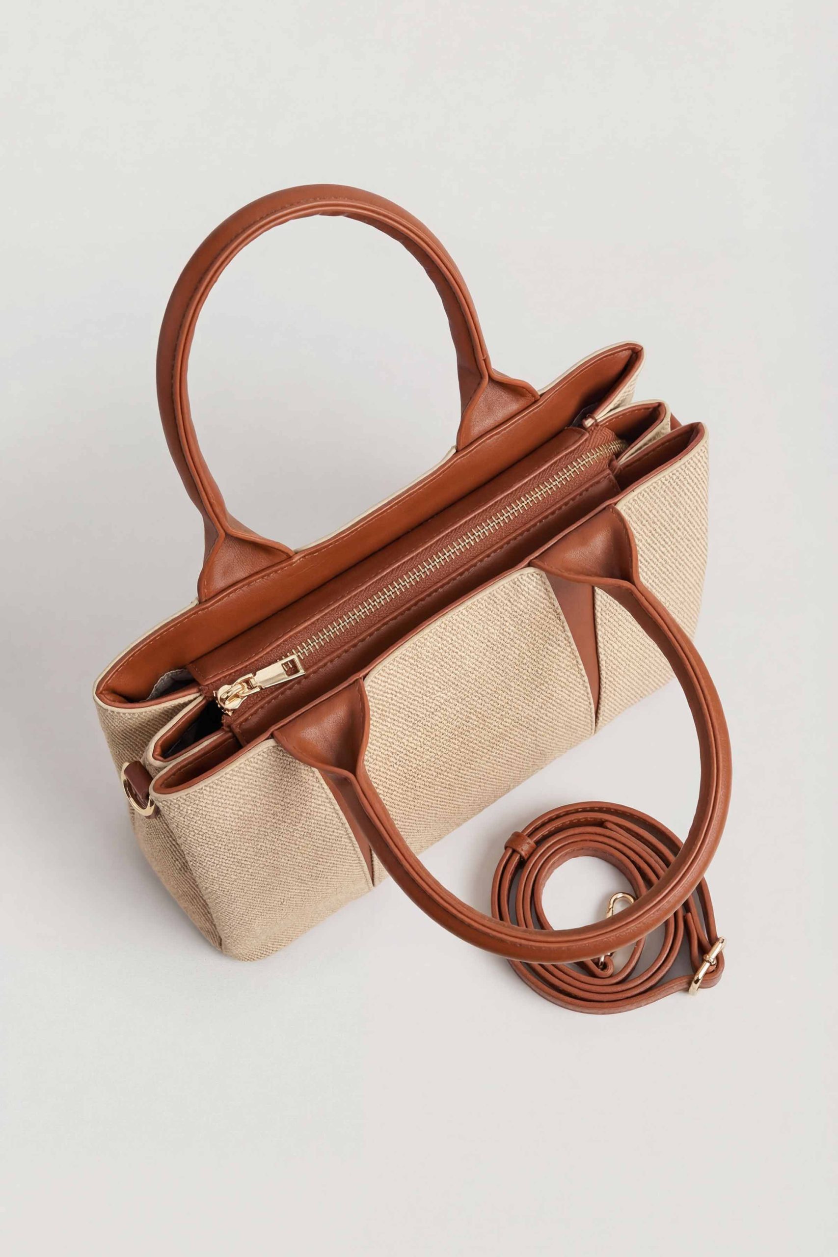Beige Shoulder Bag-446002118 - Image 4