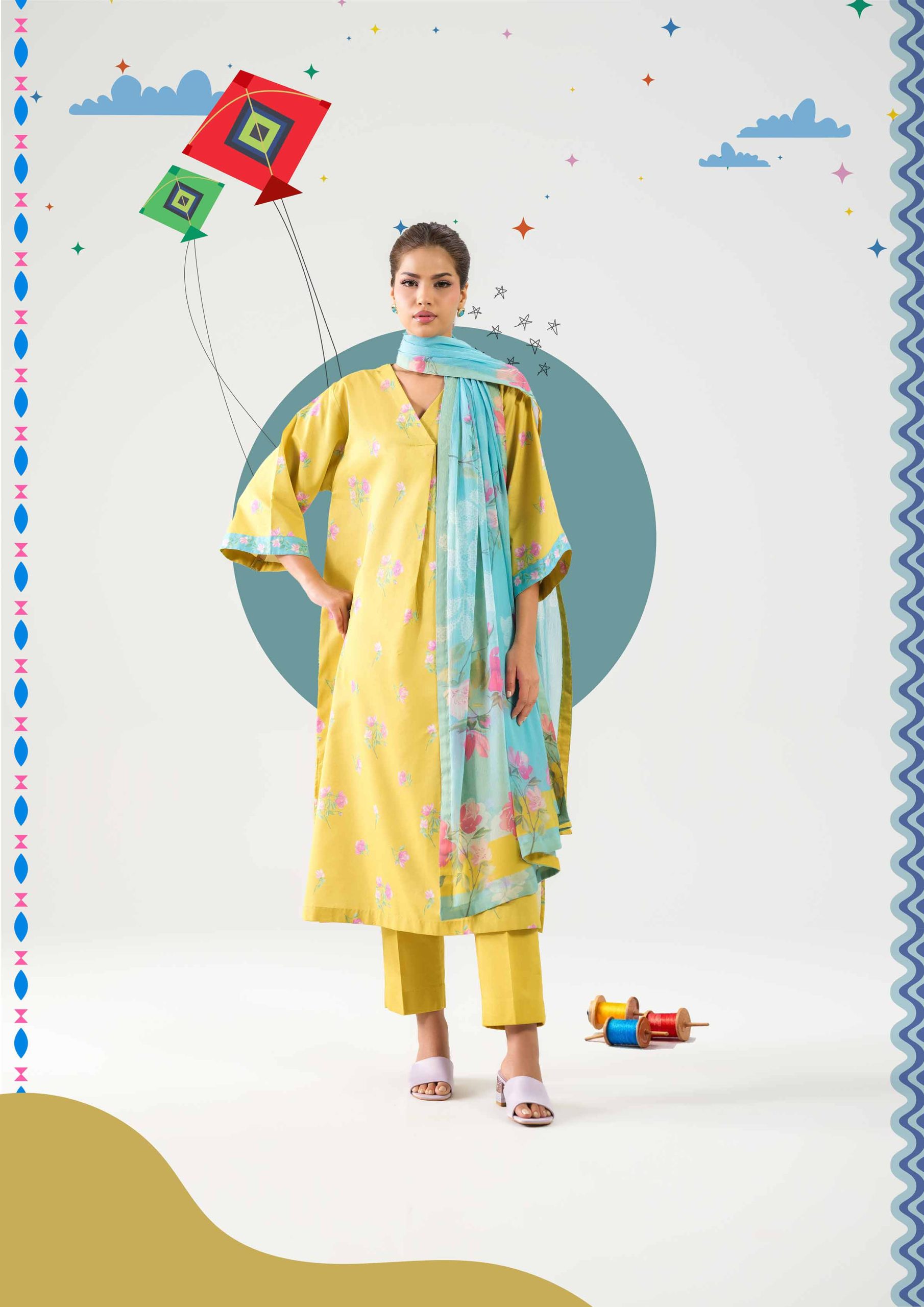 2 Piece - Digital Printed Suit - 42601027 - Image 4