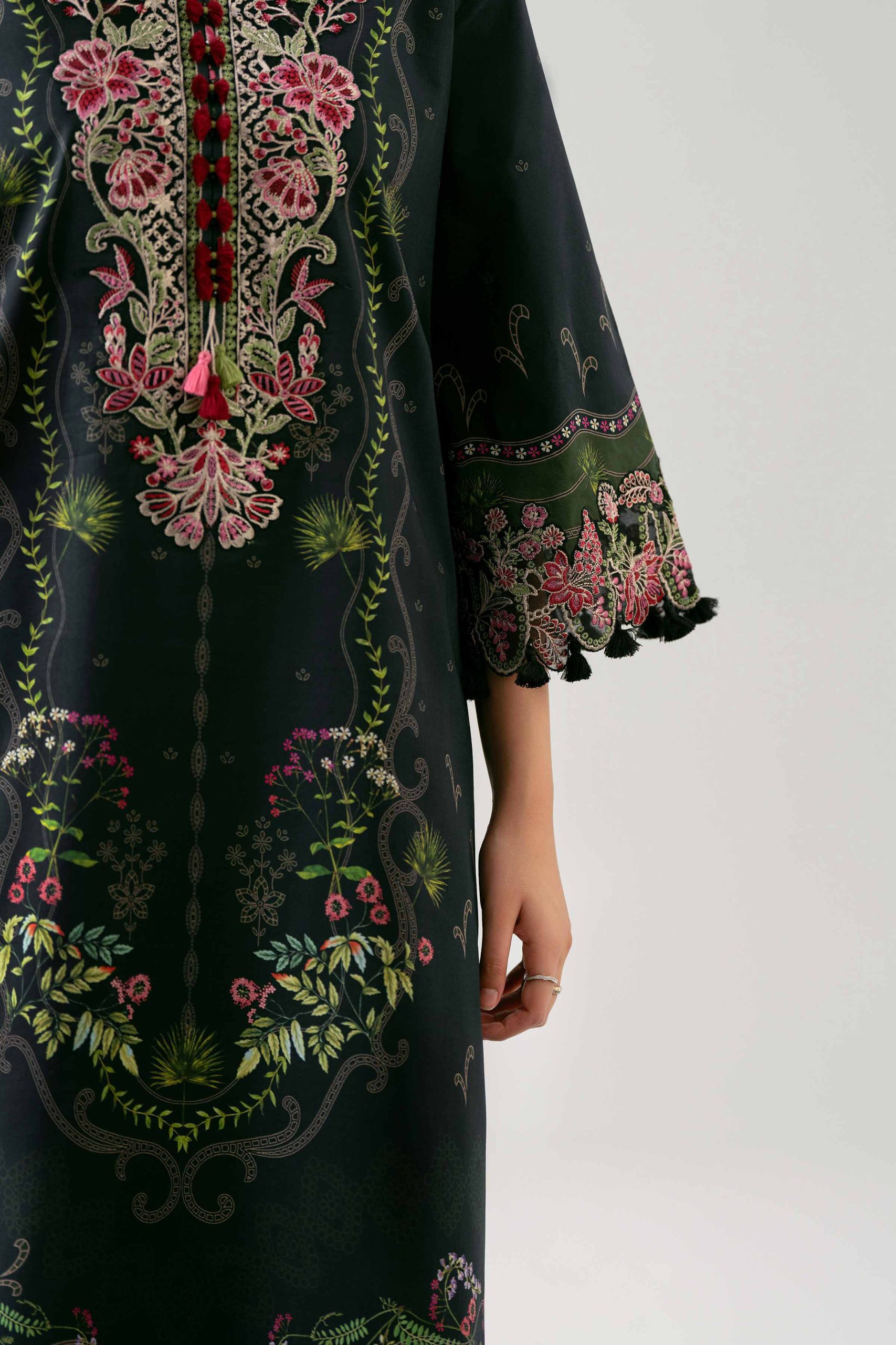 2 Piece - Digital Printed Embroidered Suit - 42601058 - Image 4