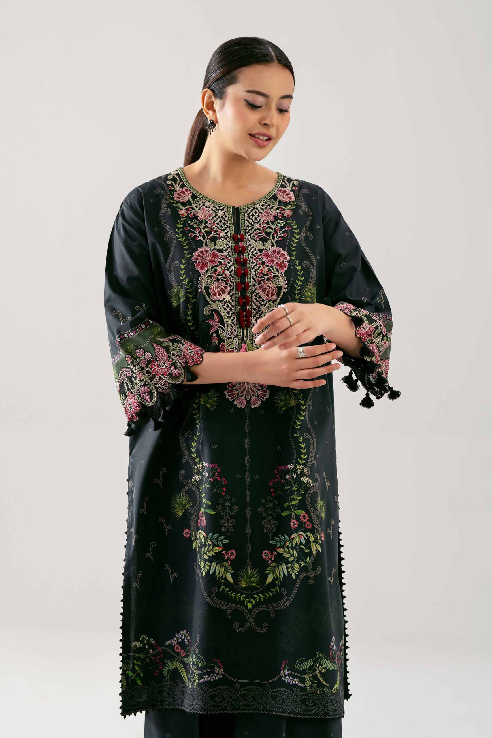 2 Piece - Digital Printed Embroidered Suit - 42601058 - Image 2