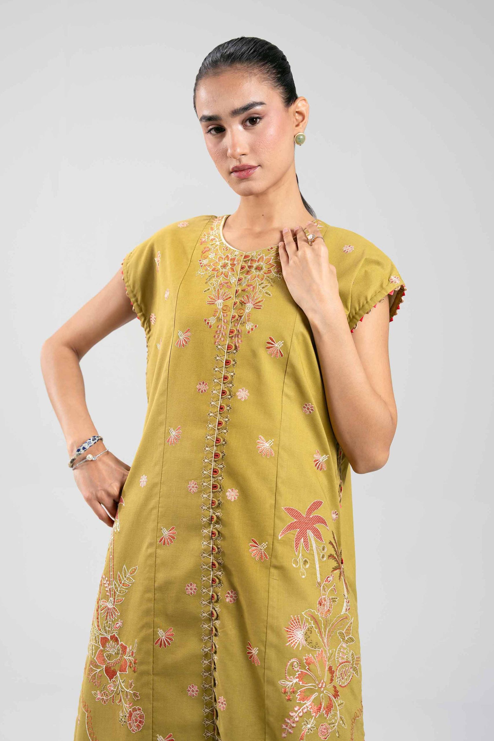 2 Piece - Digital Printed Embroidered Suit - 42601083 - Image 2