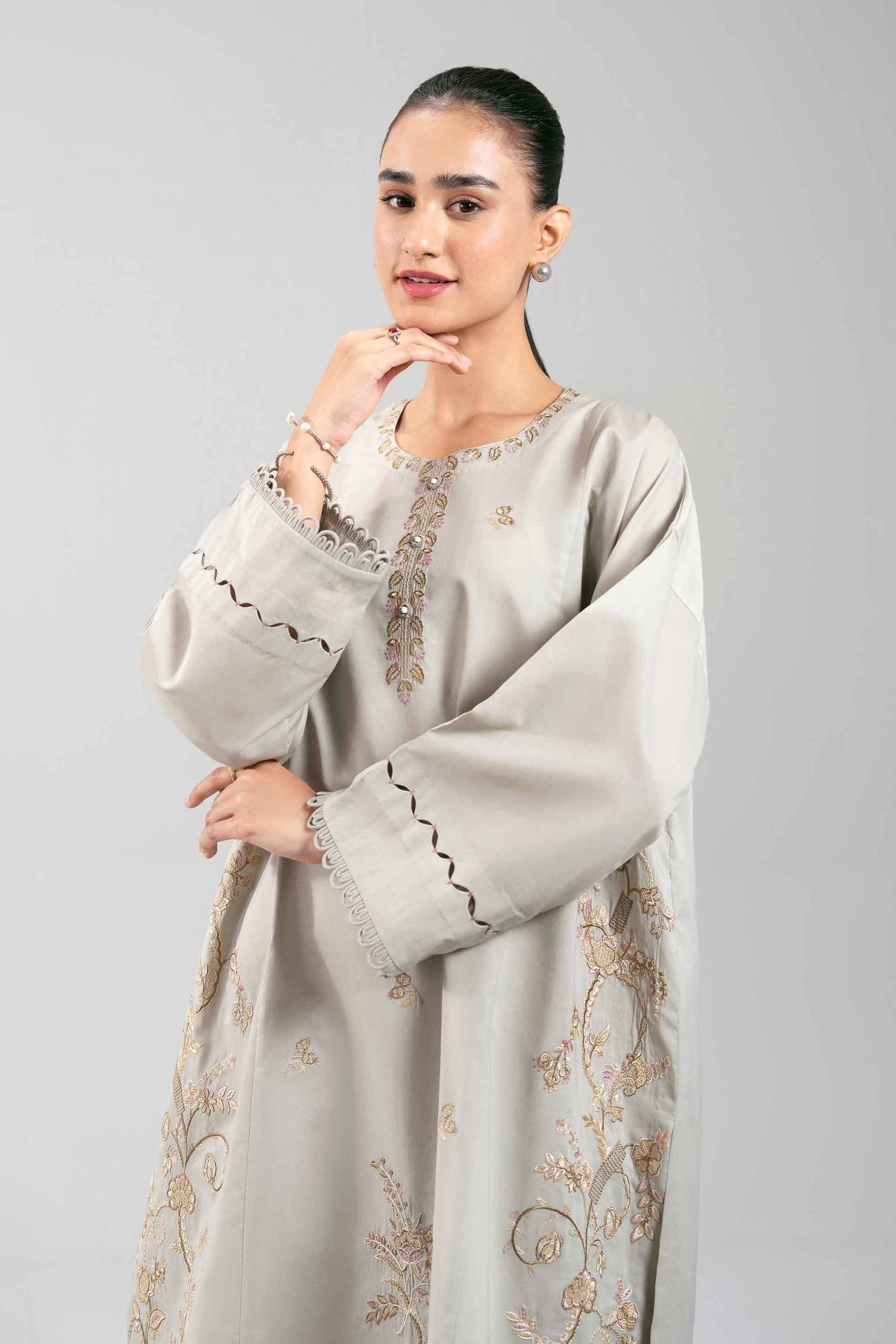 2 Piece - Digital Printed Embroidered Suit - 42601085 - Image 2