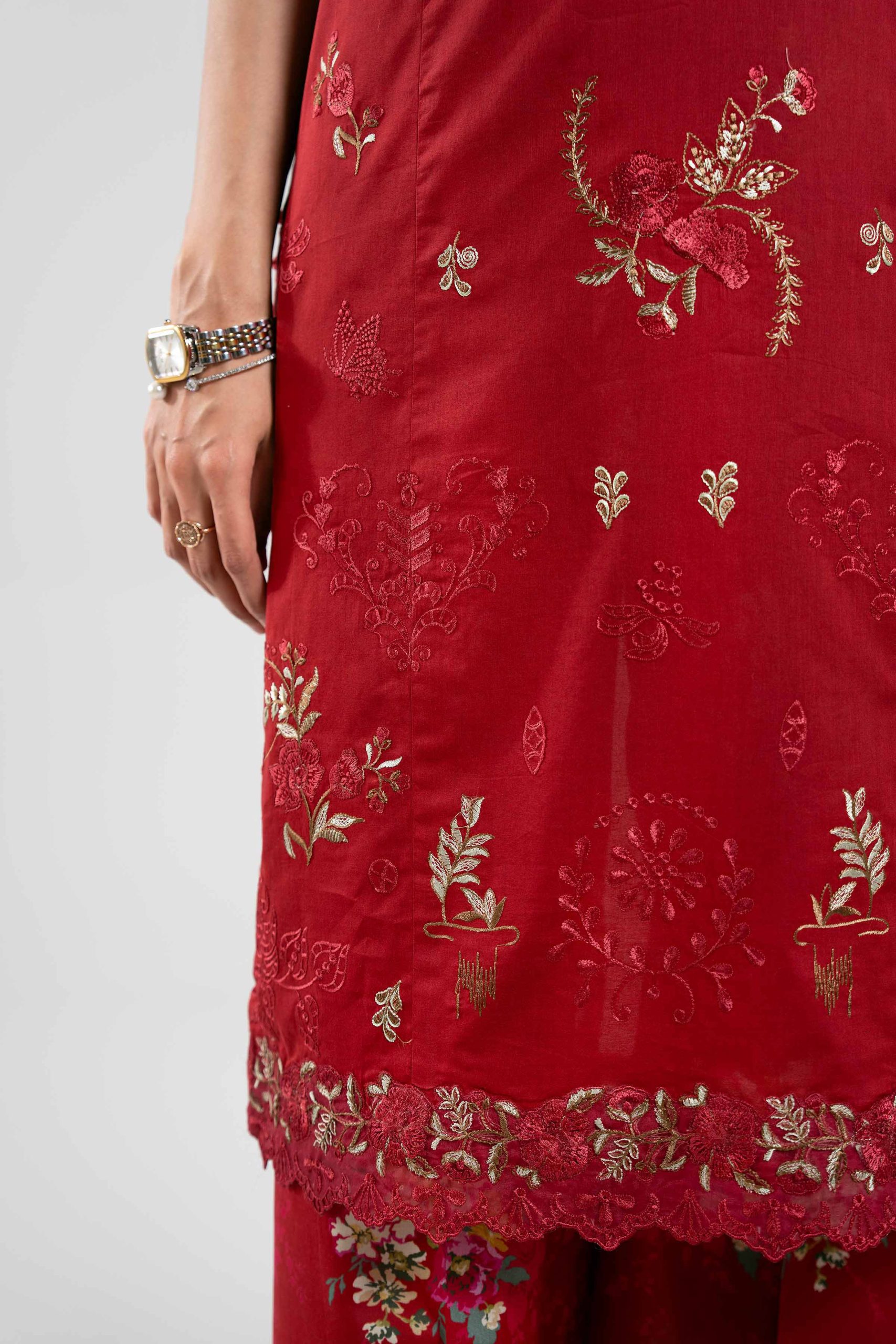 2 Piece - Digital Printed Embroidered Suit - 42601086 - Image 5