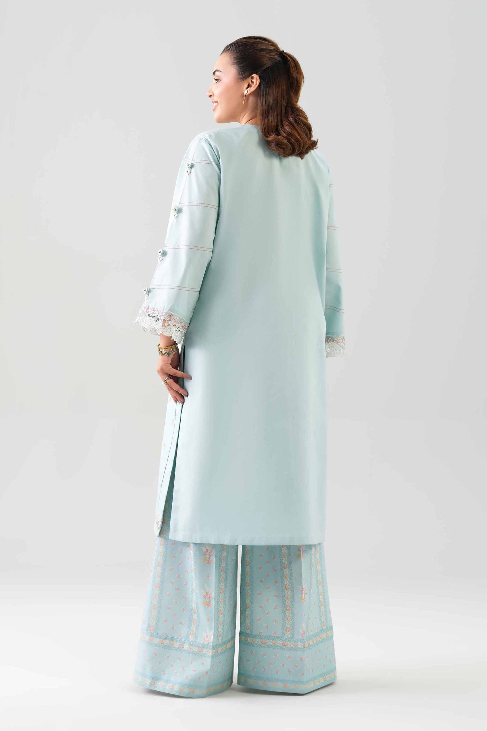 2 Piece - Digital Printed Embroidered Suit - 42601087 - Image 3