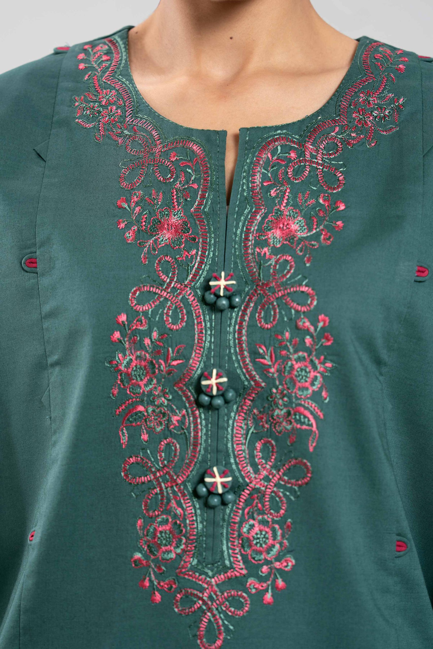 2 Piece - Digital Printed Embroidered Suit - 42601089 - Image 4