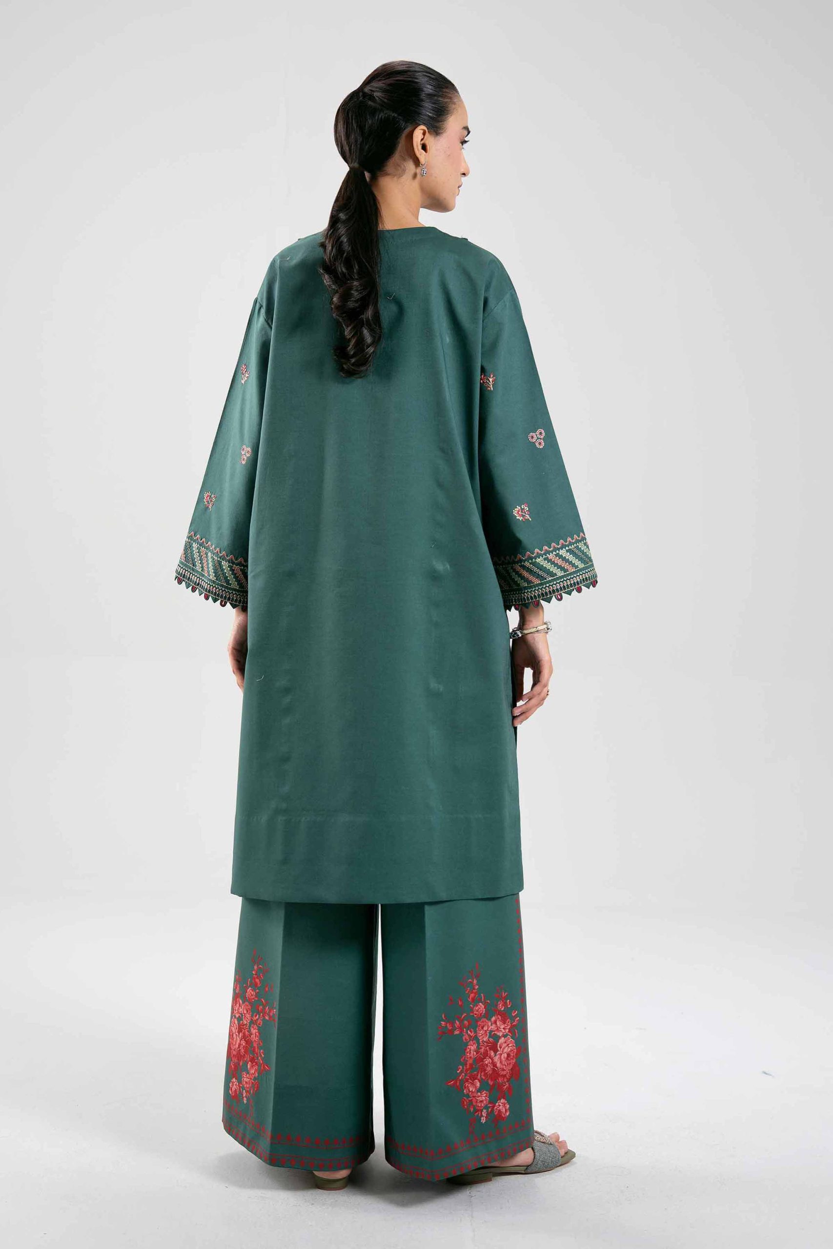 2 Piece - Digital Printed Embroidered Suit - 42601089 - Image 3