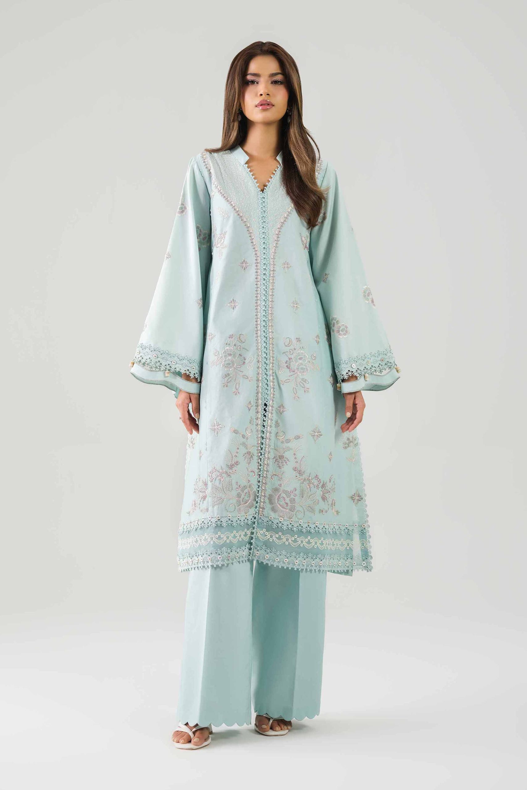 2 Piece - Embroidered Suit - 42601096