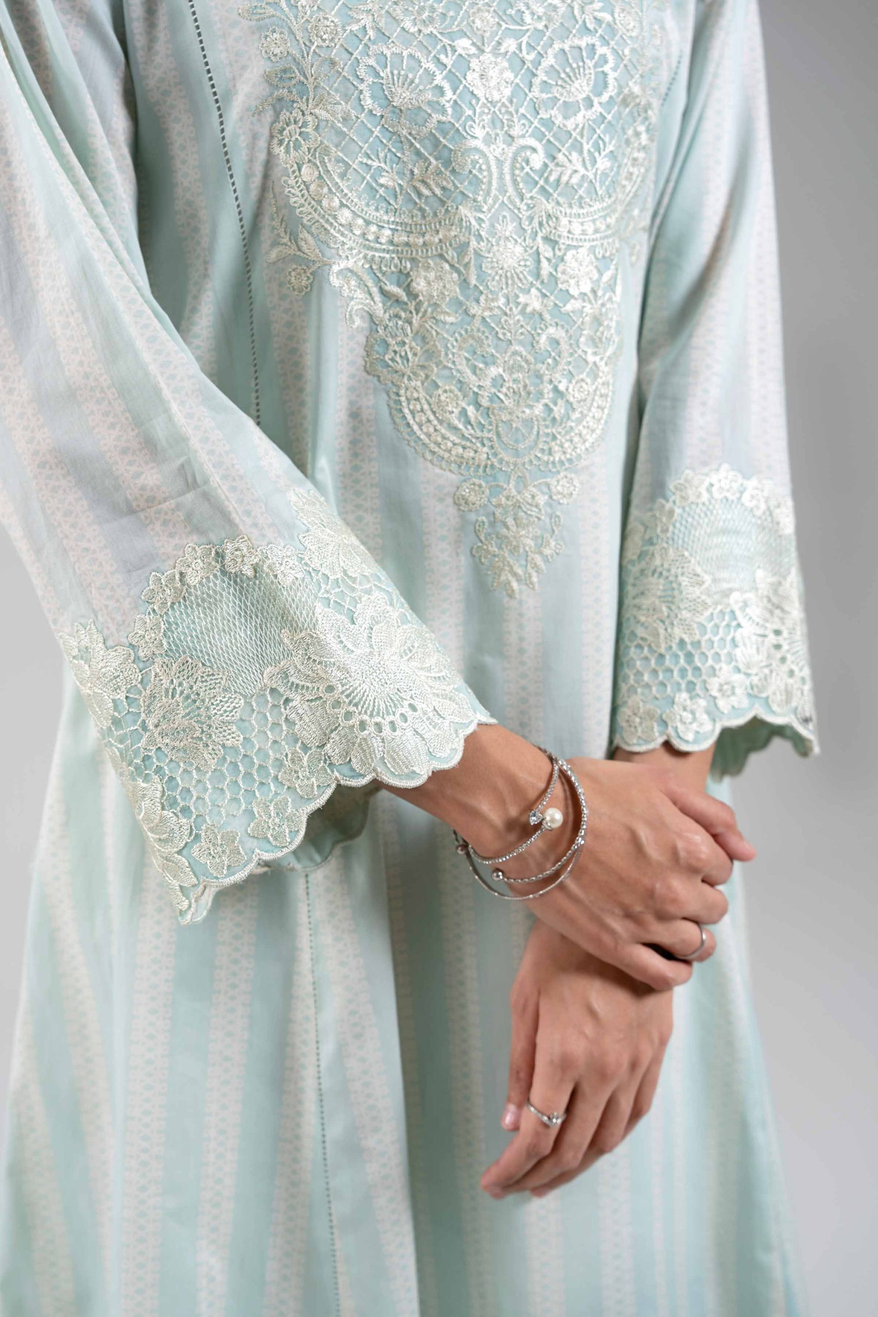 3 Piece - Digital Printed Embroidered Suit - 42601208 - Image 4