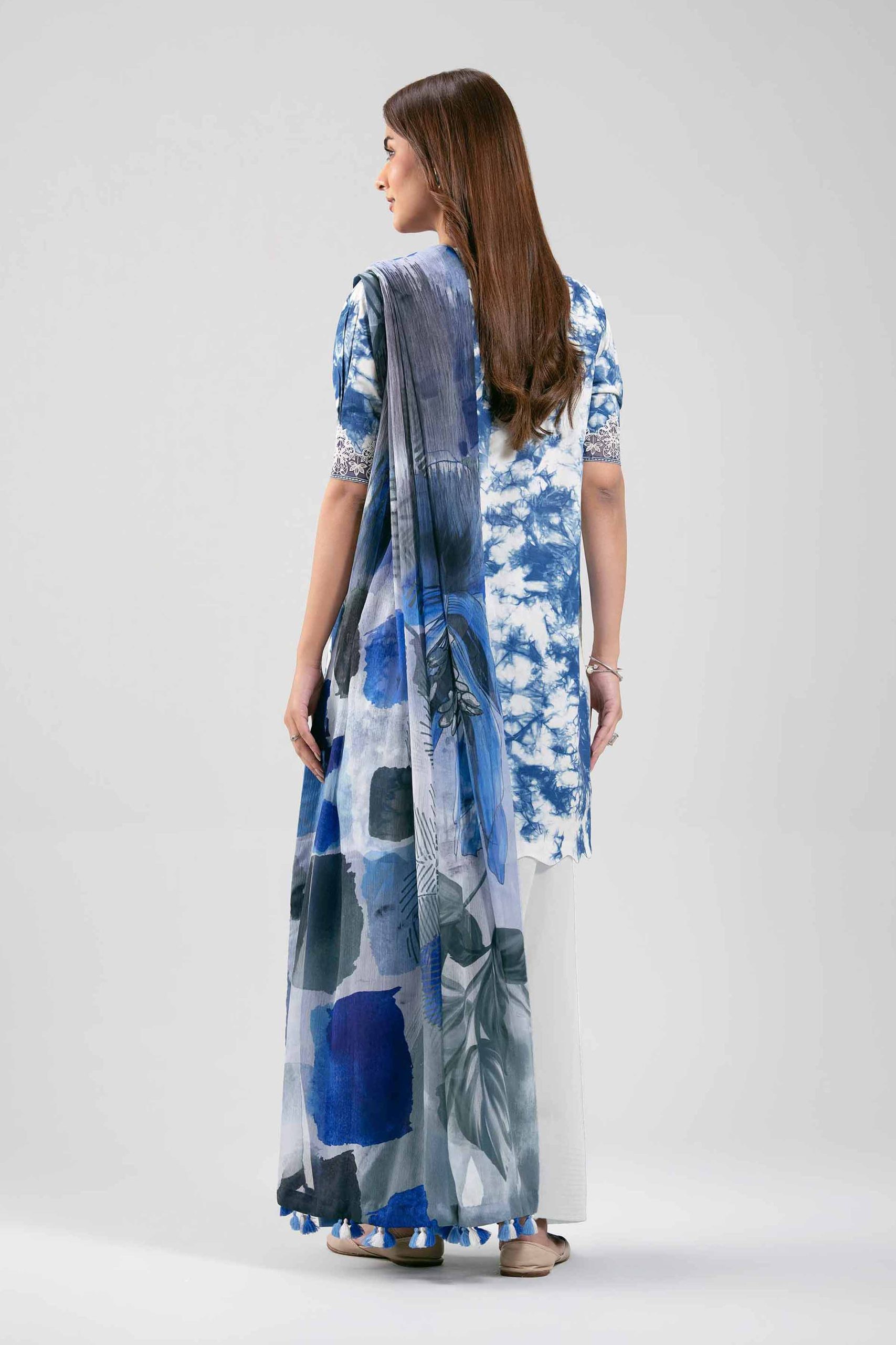 3 Piece - Digital Printed Embroidered Suit - 42601213 - Image 3