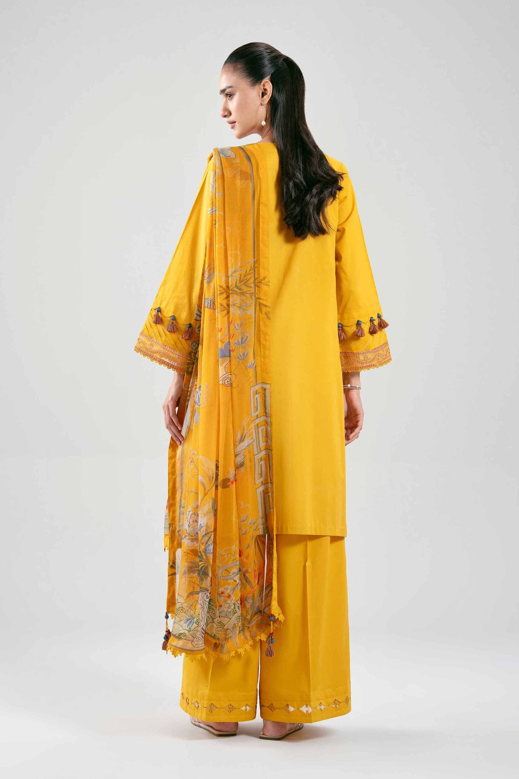 3 Piece - Digital Printed Embroidered Suit - 42601227 - Image 3