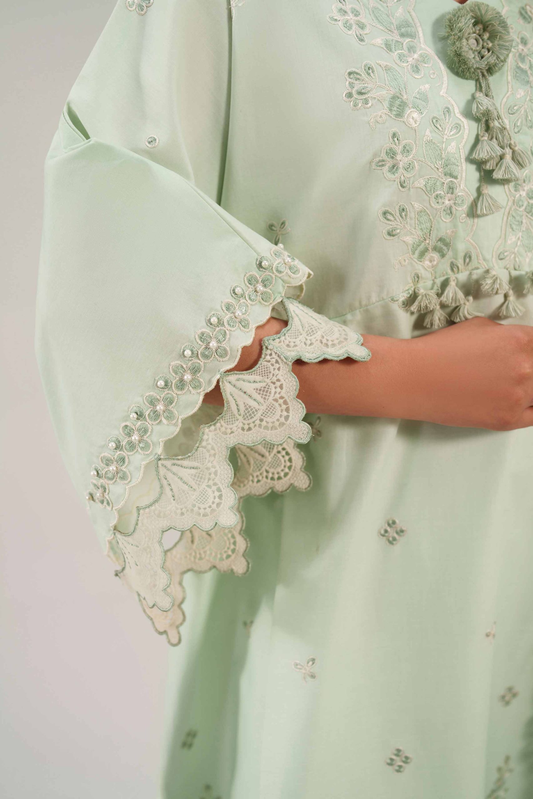 3 Piece - Digital Printed Embroidered Suit - 42601233 - Image 4