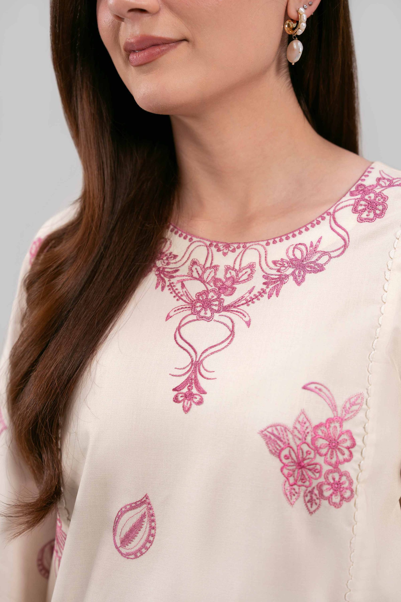 3 Piece - Printed Embroidered Suit - 42601276 - Image 5