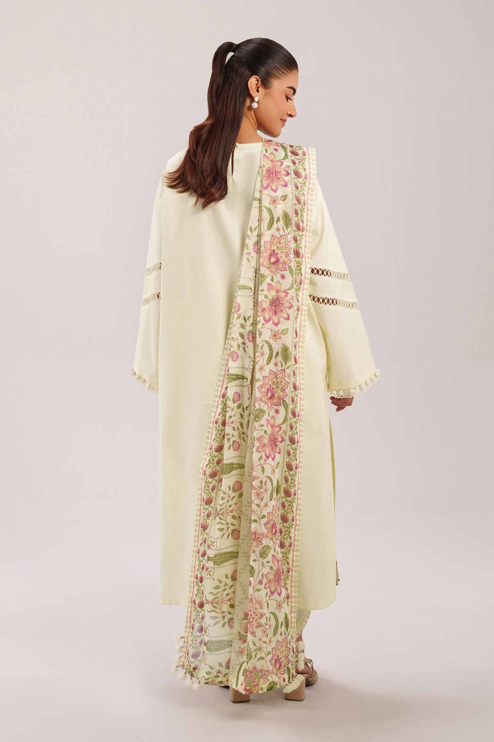 3 Piece - Printed Embroidered Suit - 42601278 - Image 3
