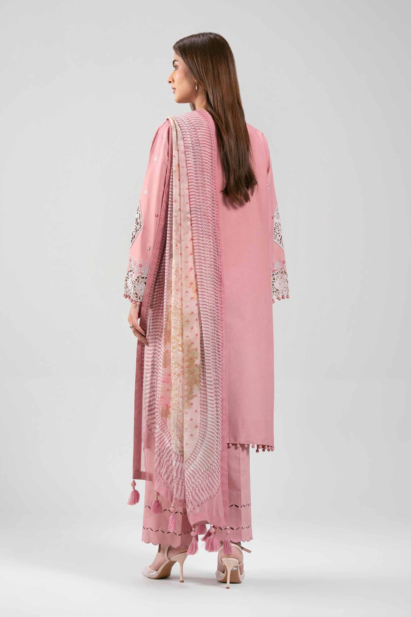 3 Piece - Digital Printed Embroidered Suit - 42601288 - Image 3