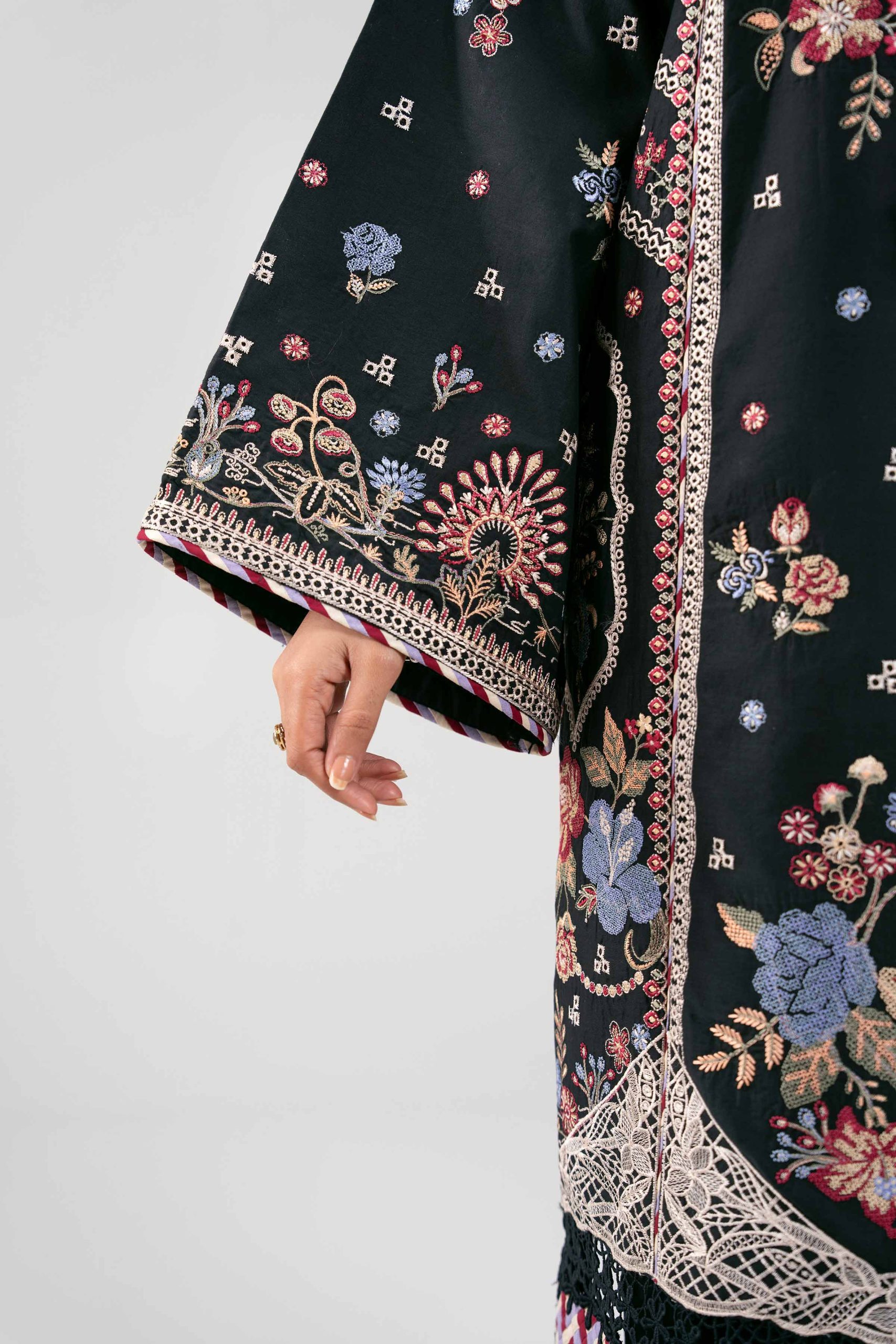 3 Piece - Digital Printed Embroidered Suit - 42601289 - Image 4