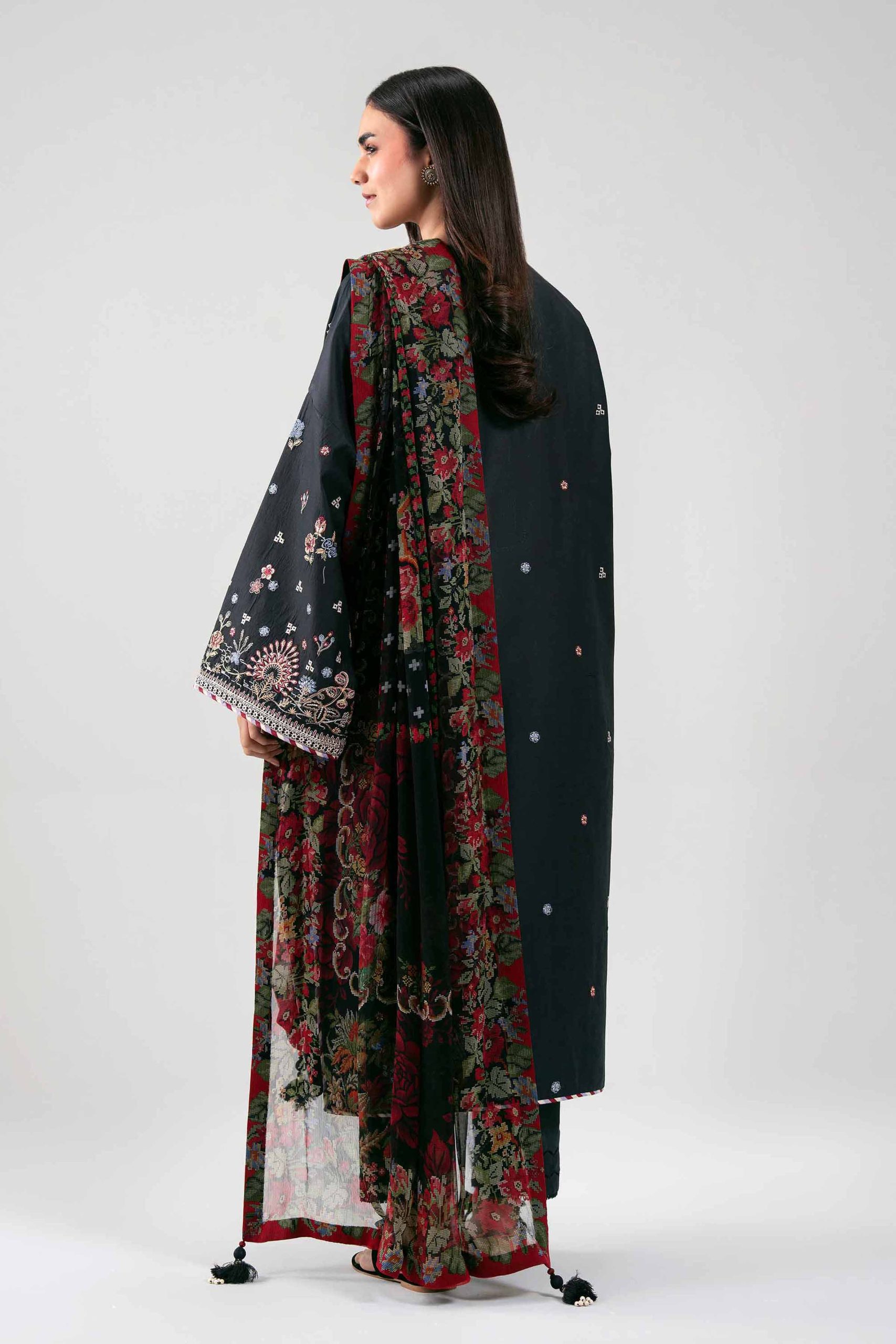 3 Piece - Digital Printed Embroidered Suit - 42601289 - Image 3